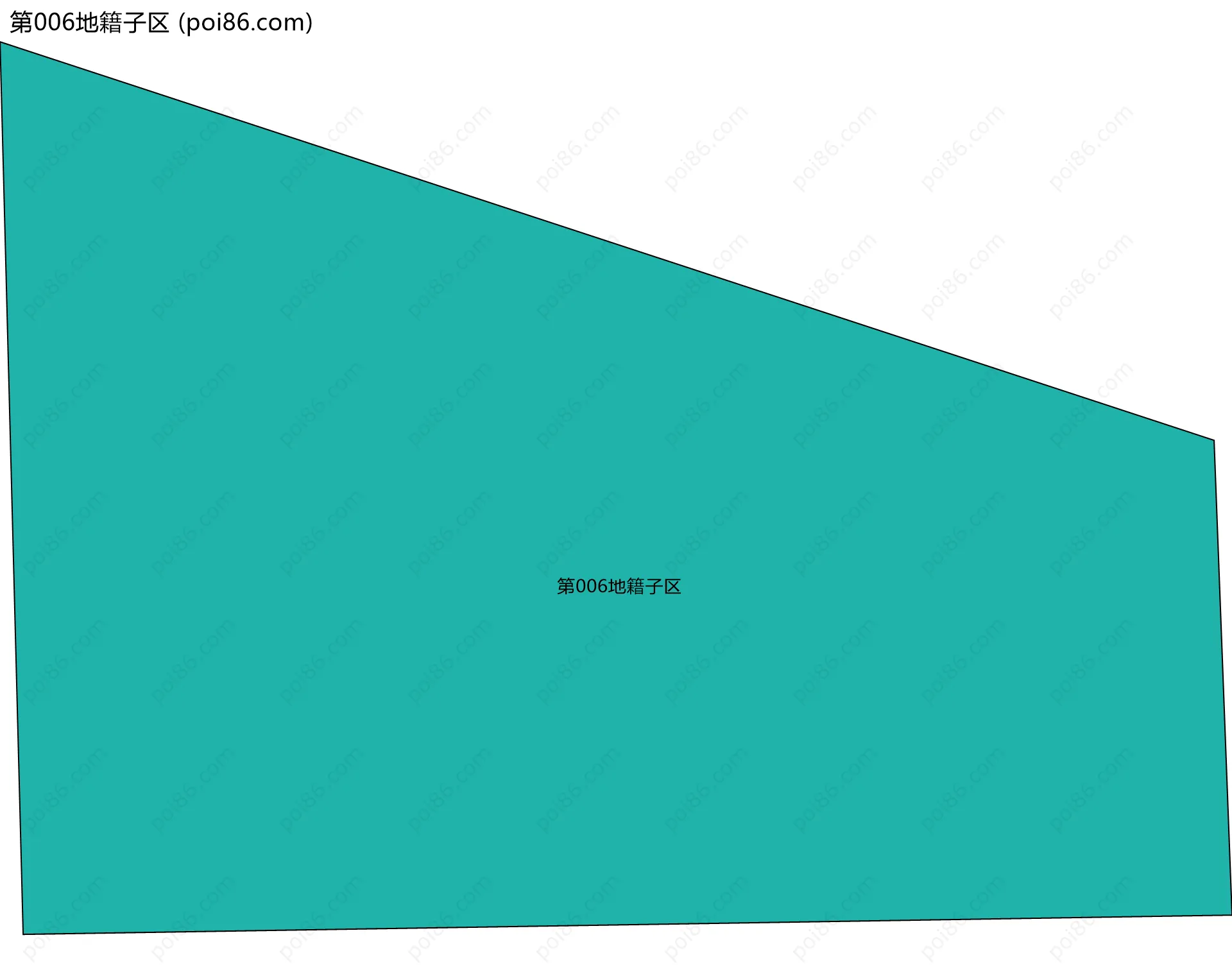 第006地籍子区边界地图
