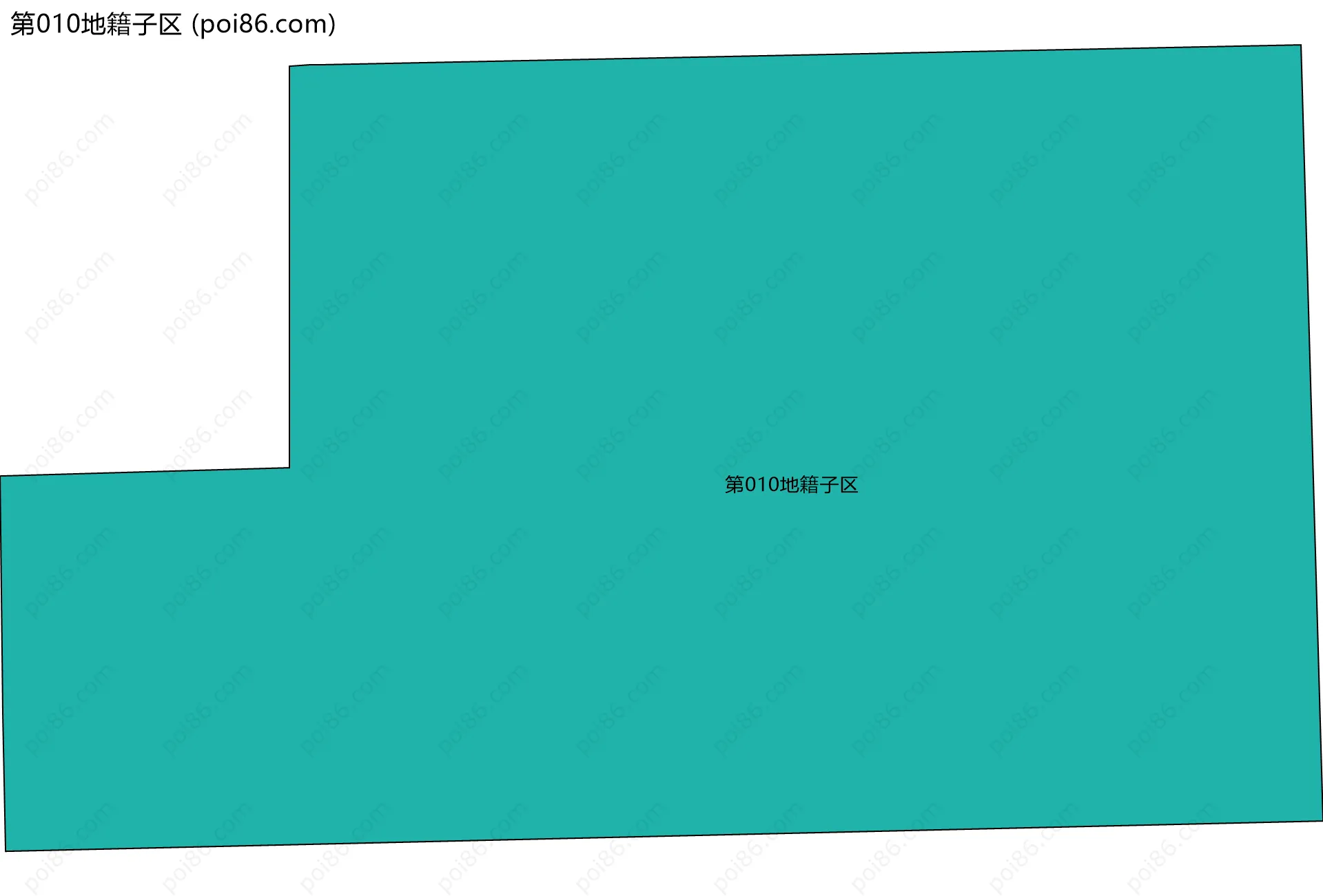 第010地籍子区边界地图