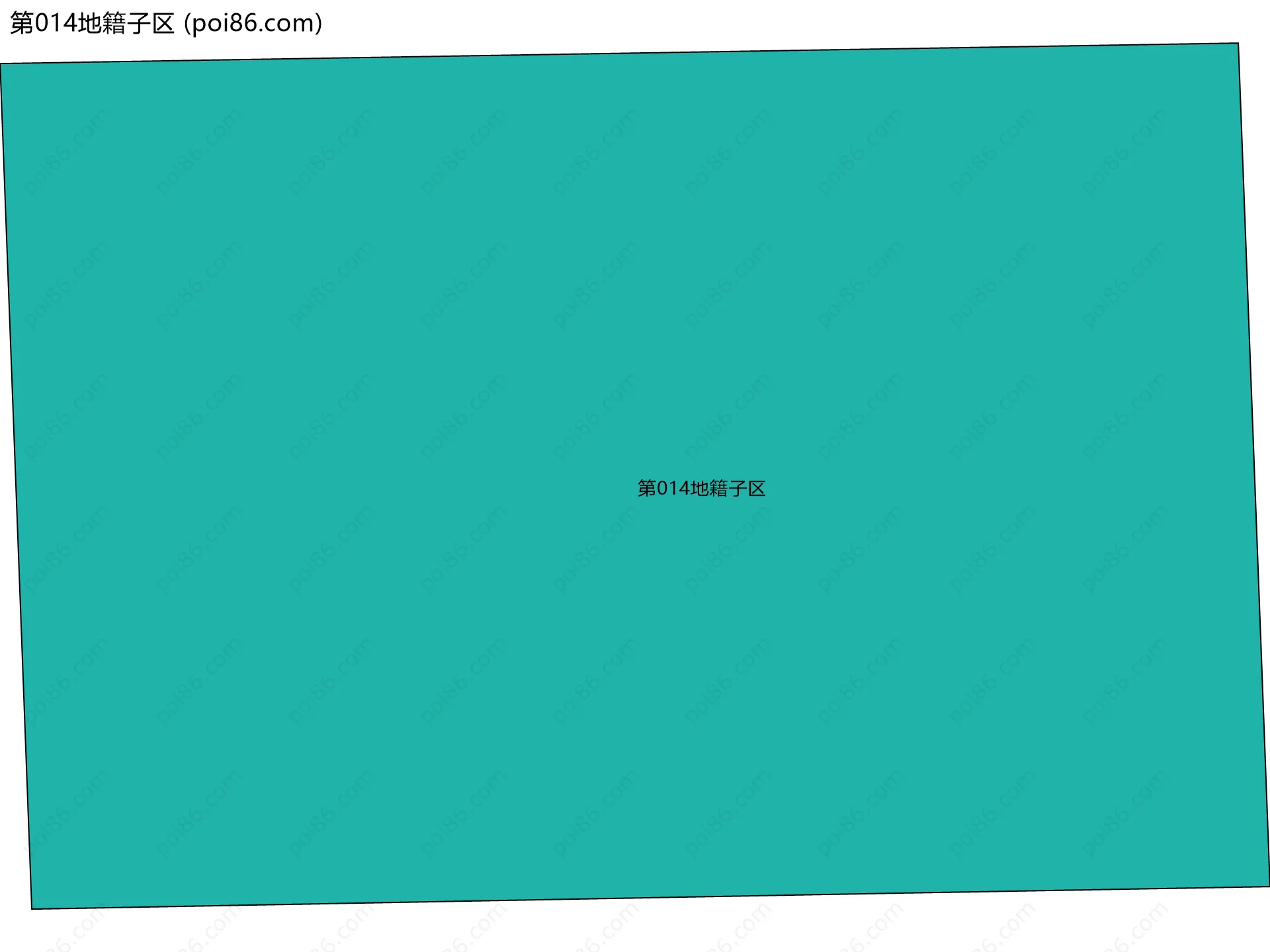 第014地籍子区边界地图