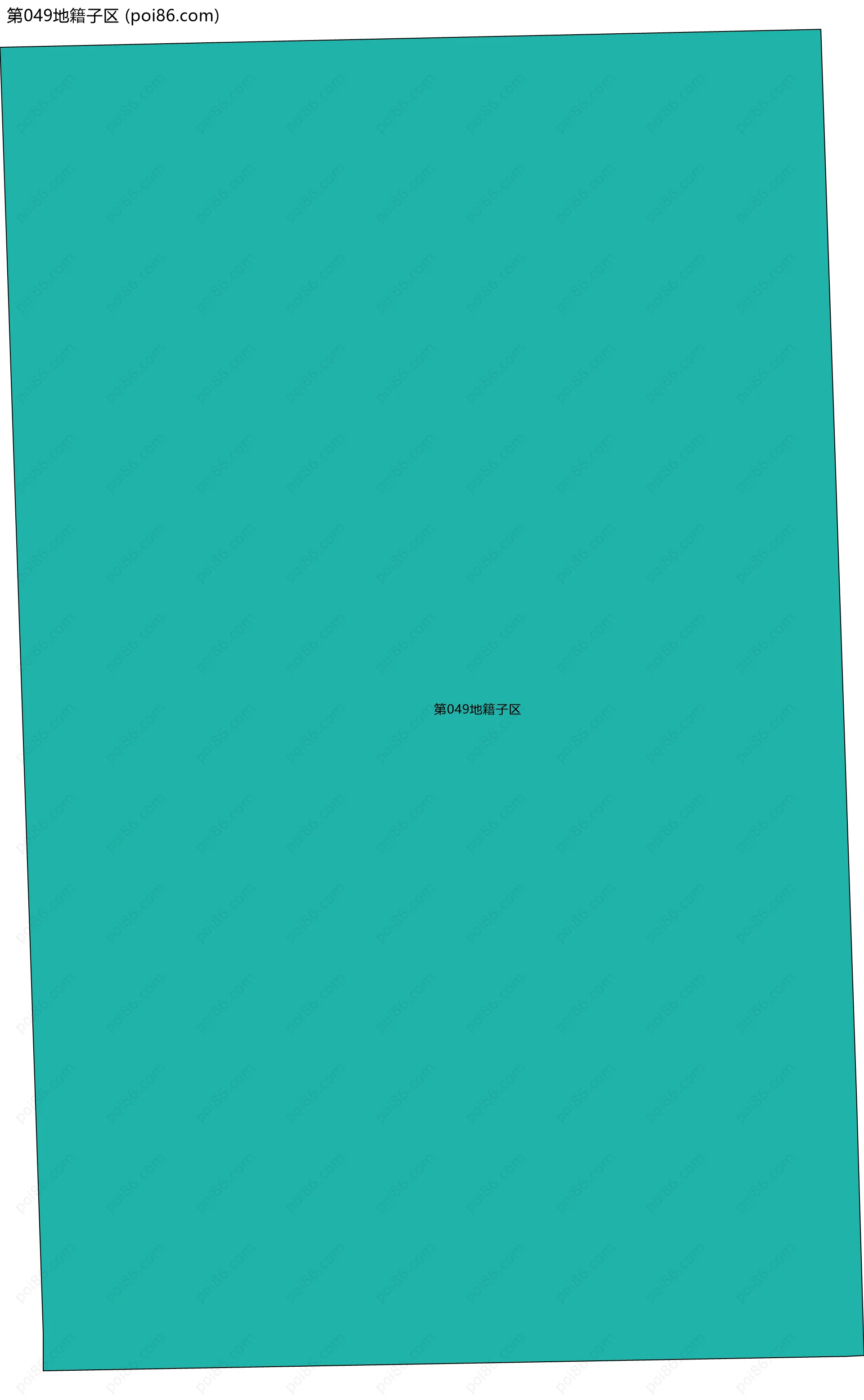 第049地籍子区边界地图