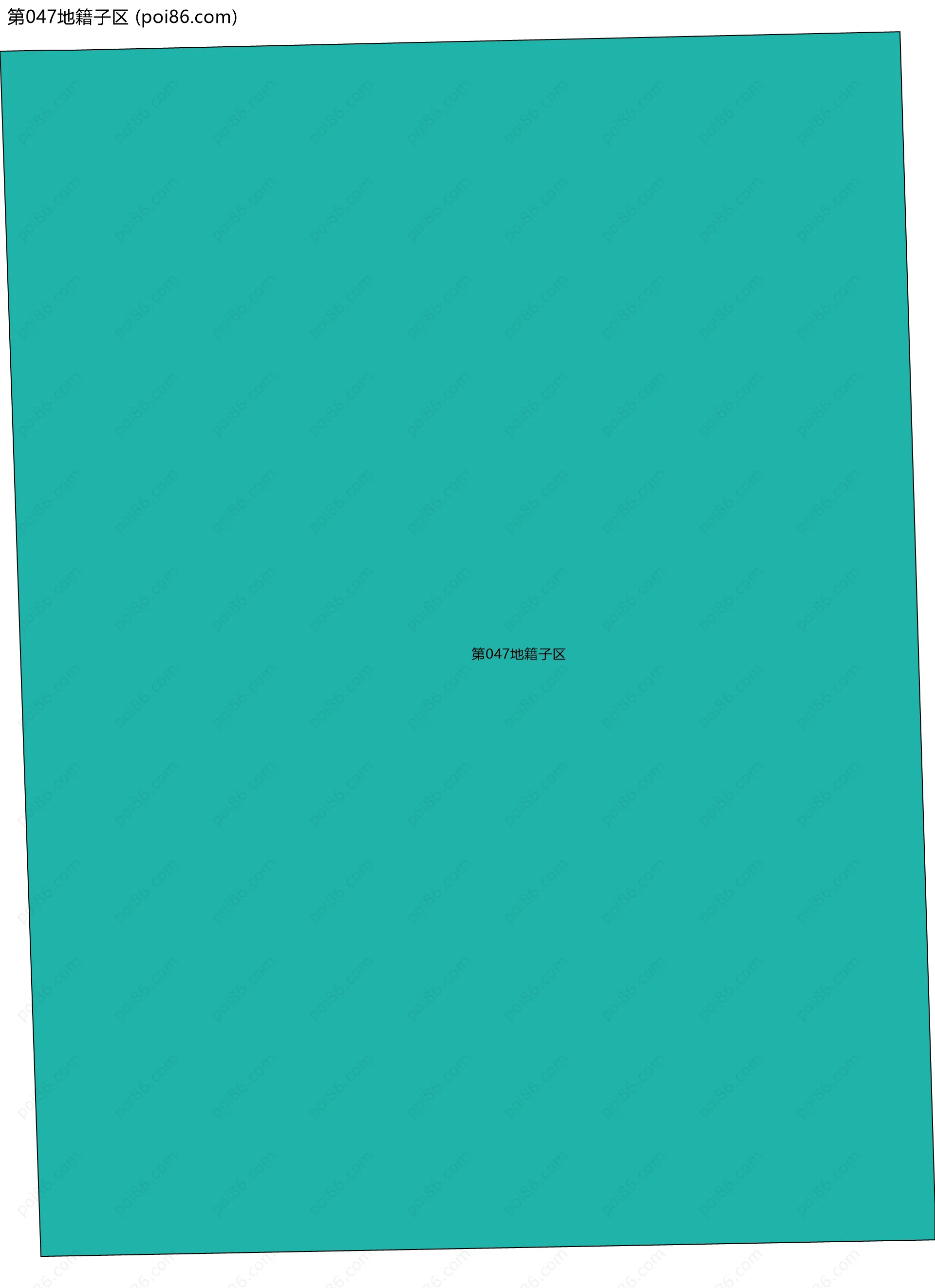 第047地籍子区边界地图