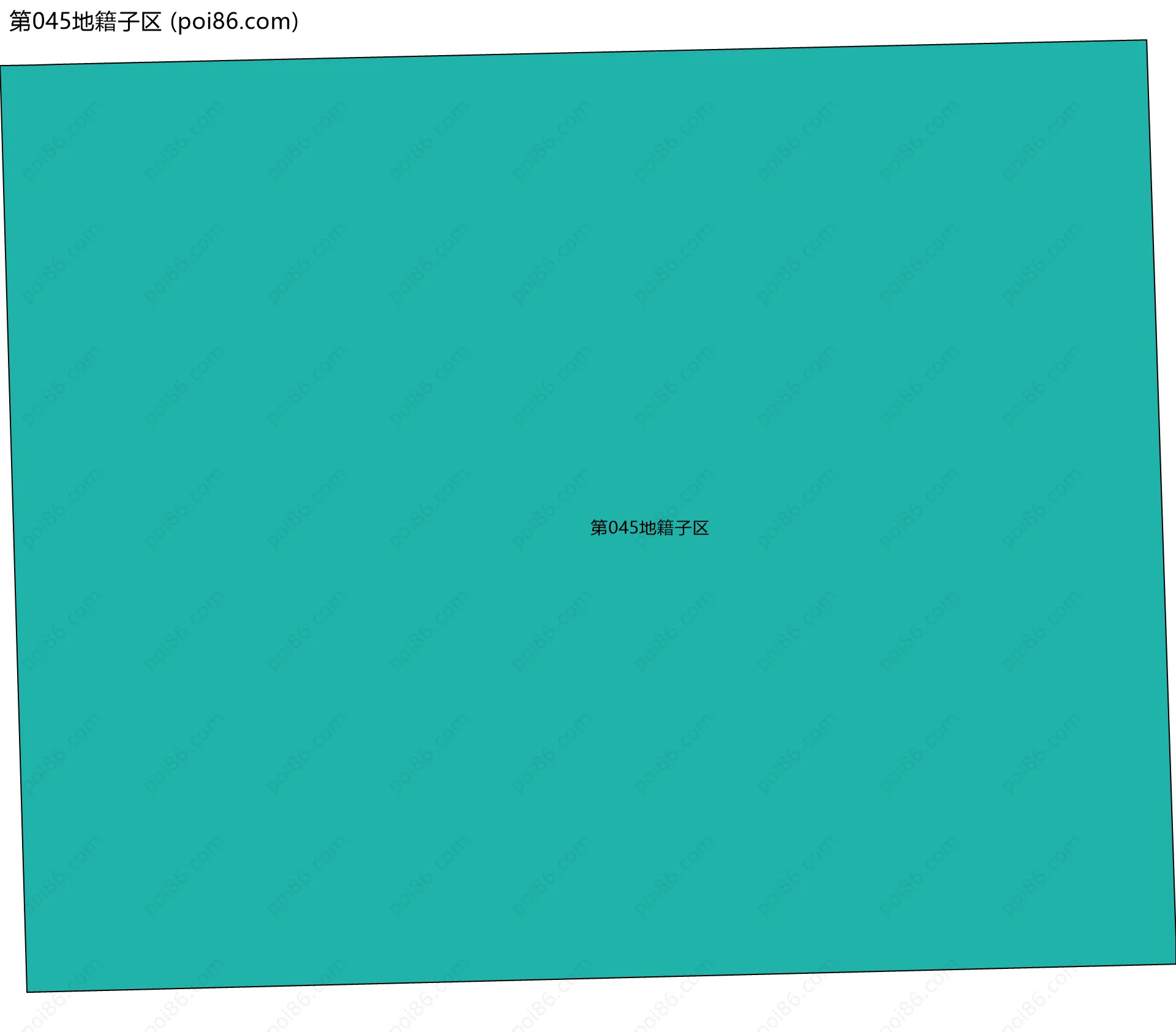 第045地籍子区边界地图
