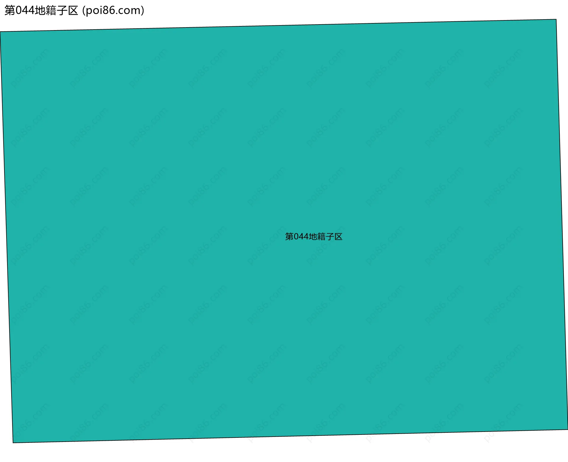 第044地籍子区边界地图