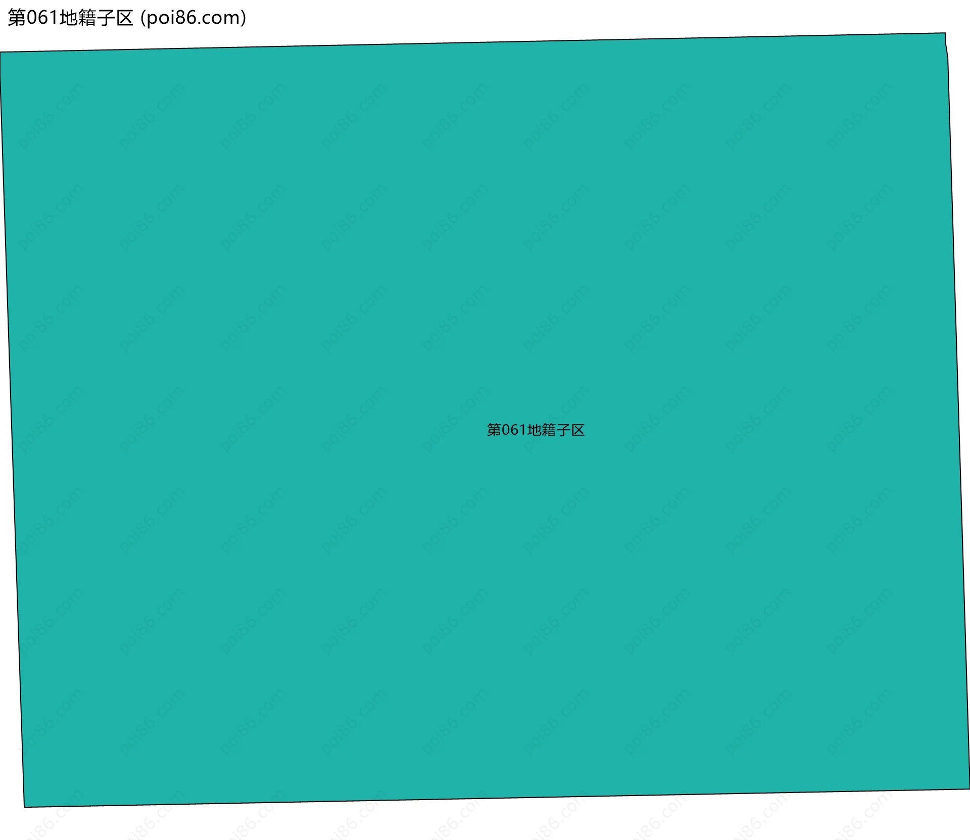 第061地籍子区边界地图