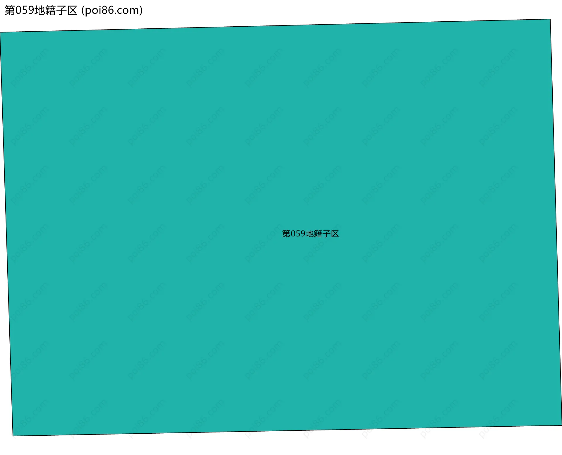 第059地籍子区边界地图