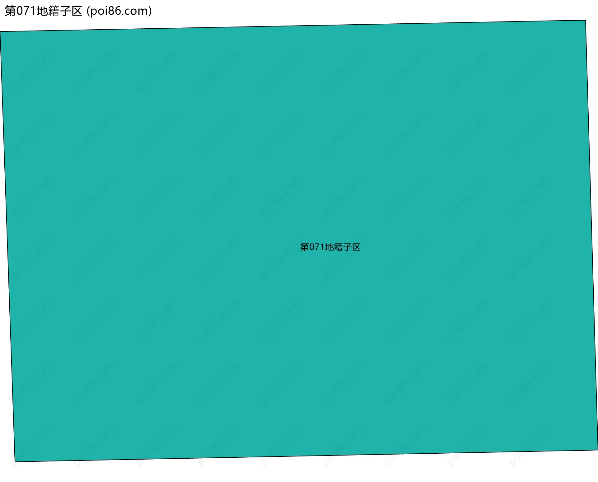 第071地籍子区边界地图