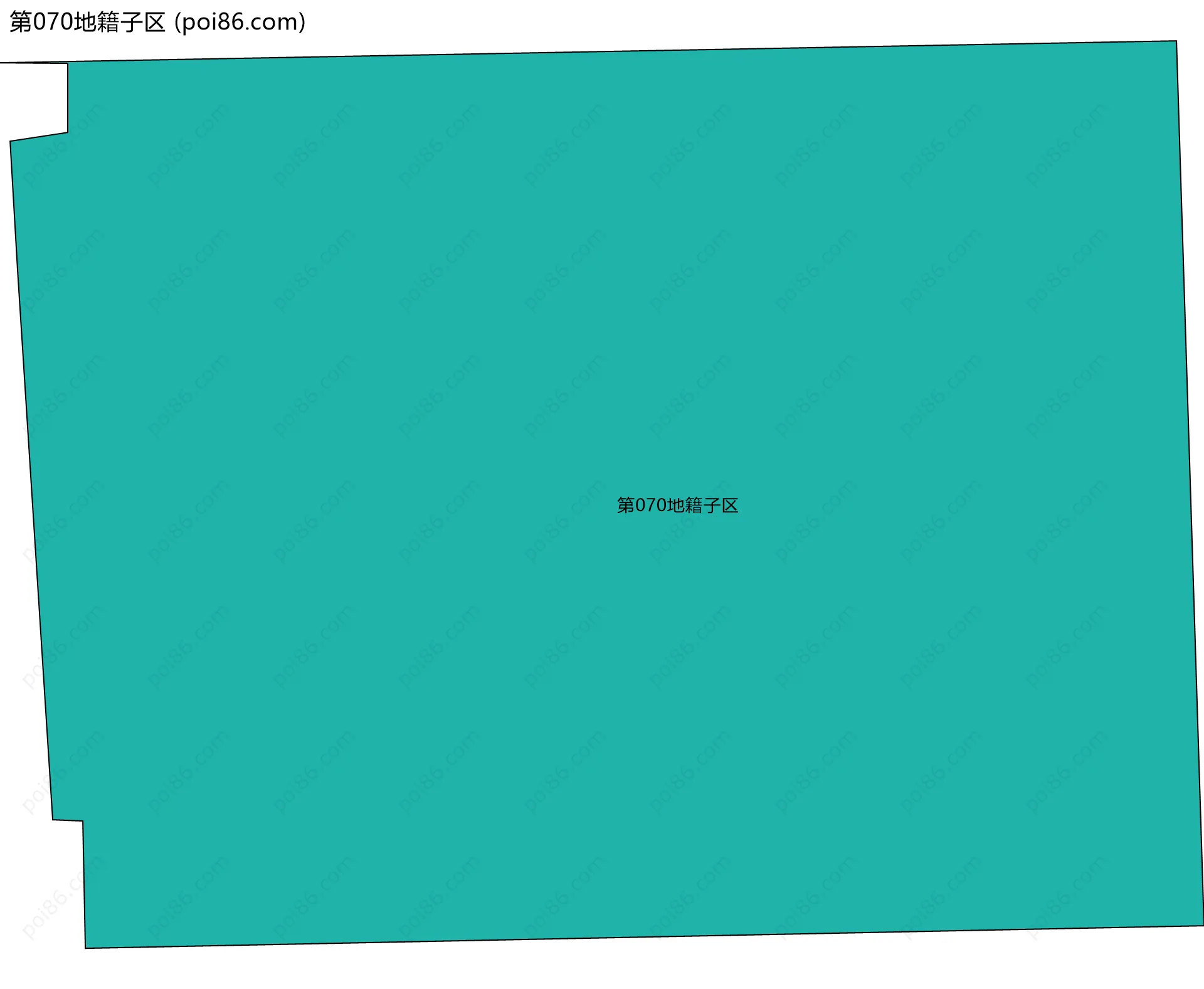 第070地籍子区边界地图
