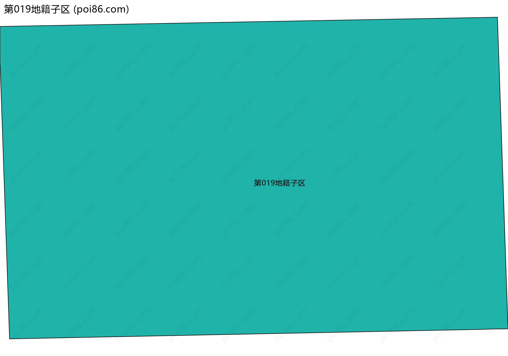 第019地籍子区边界地图