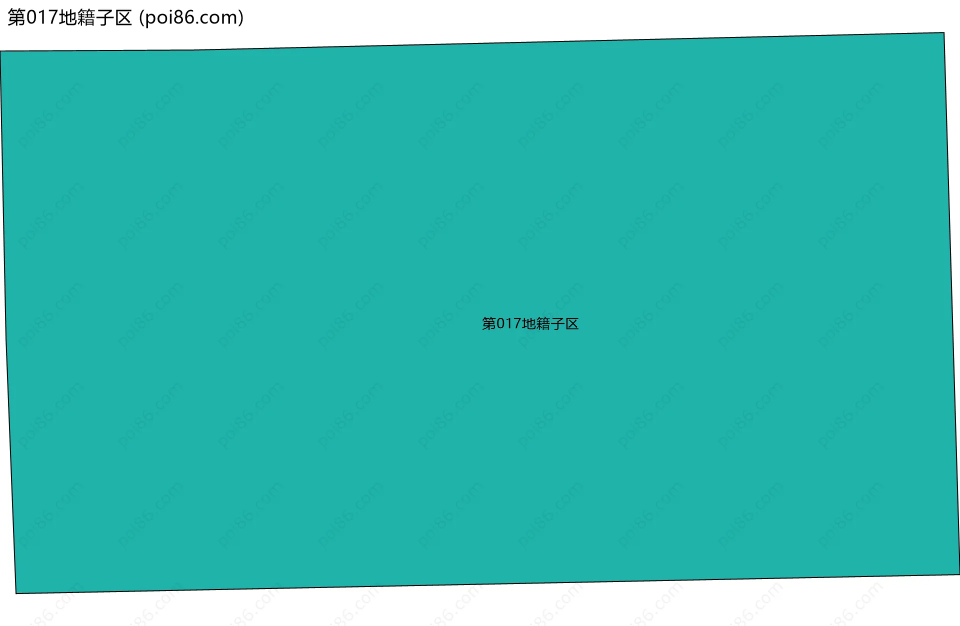 第017地籍子区边界地图