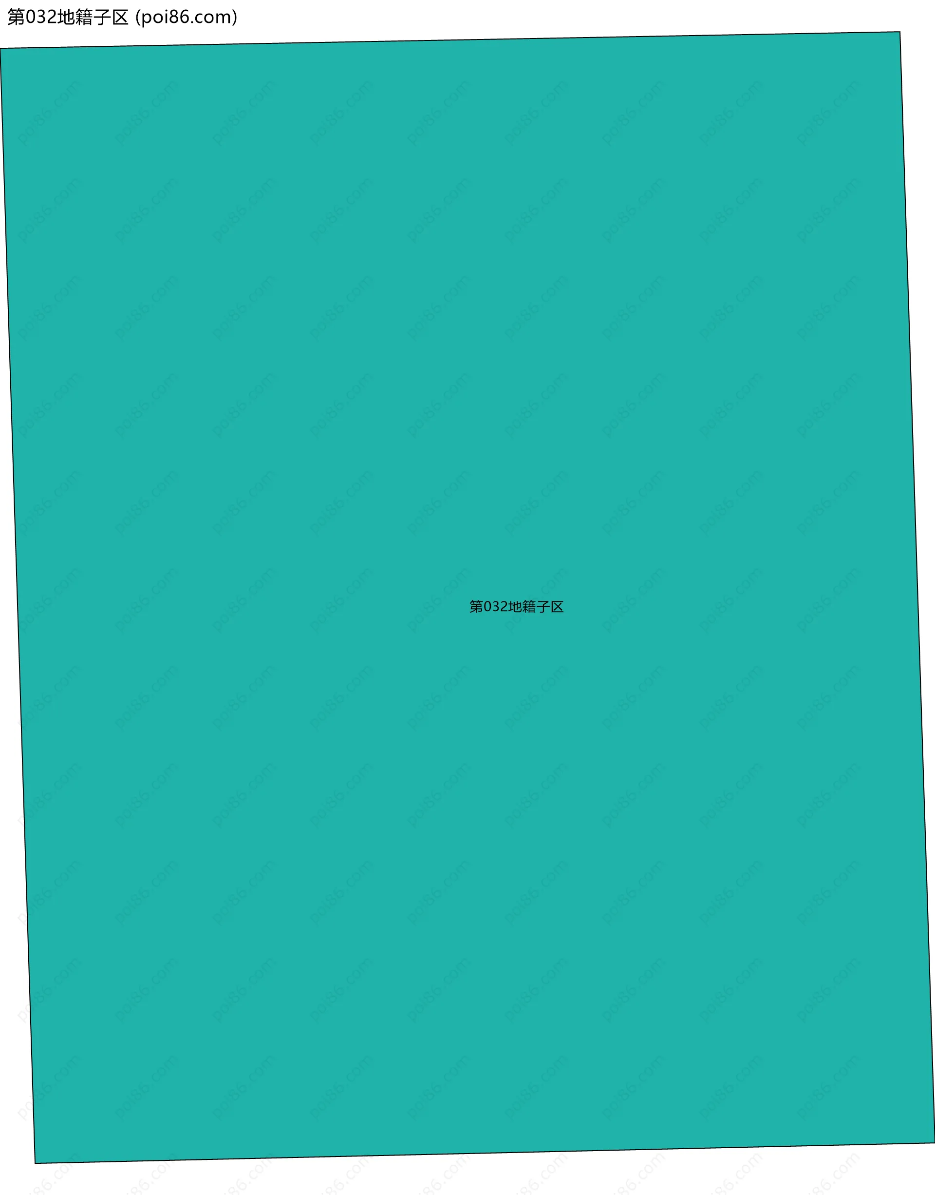第032地籍子区边界地图