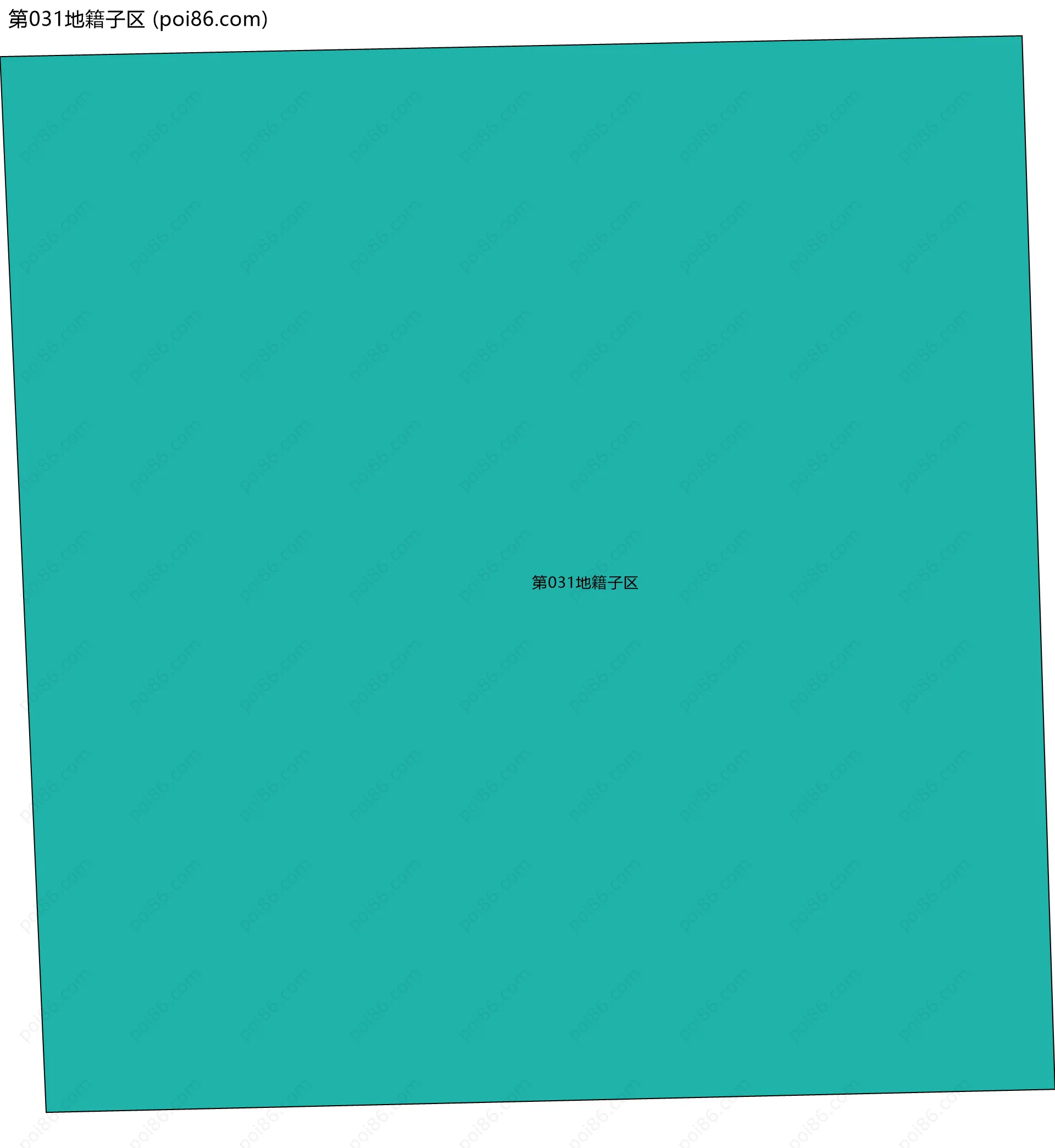 第031地籍子区边界地图