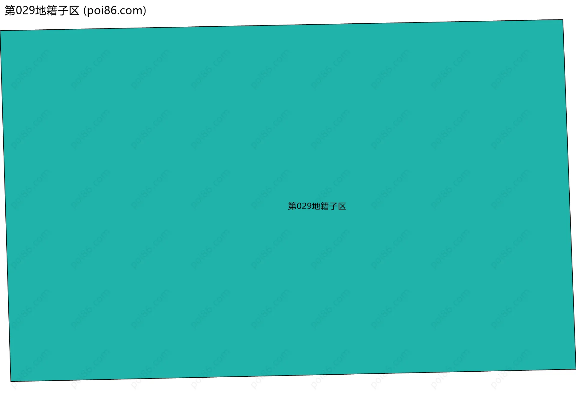第029地籍子区边界地图