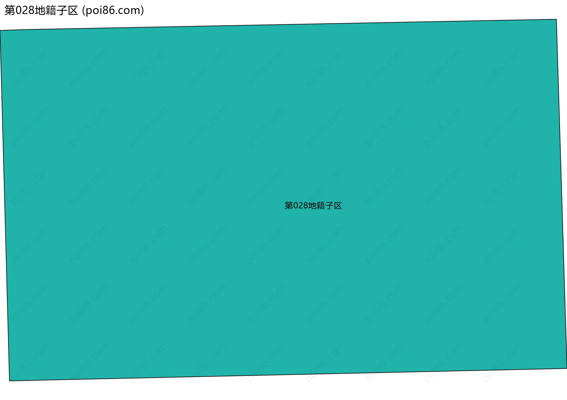 第028地籍子区边界地图