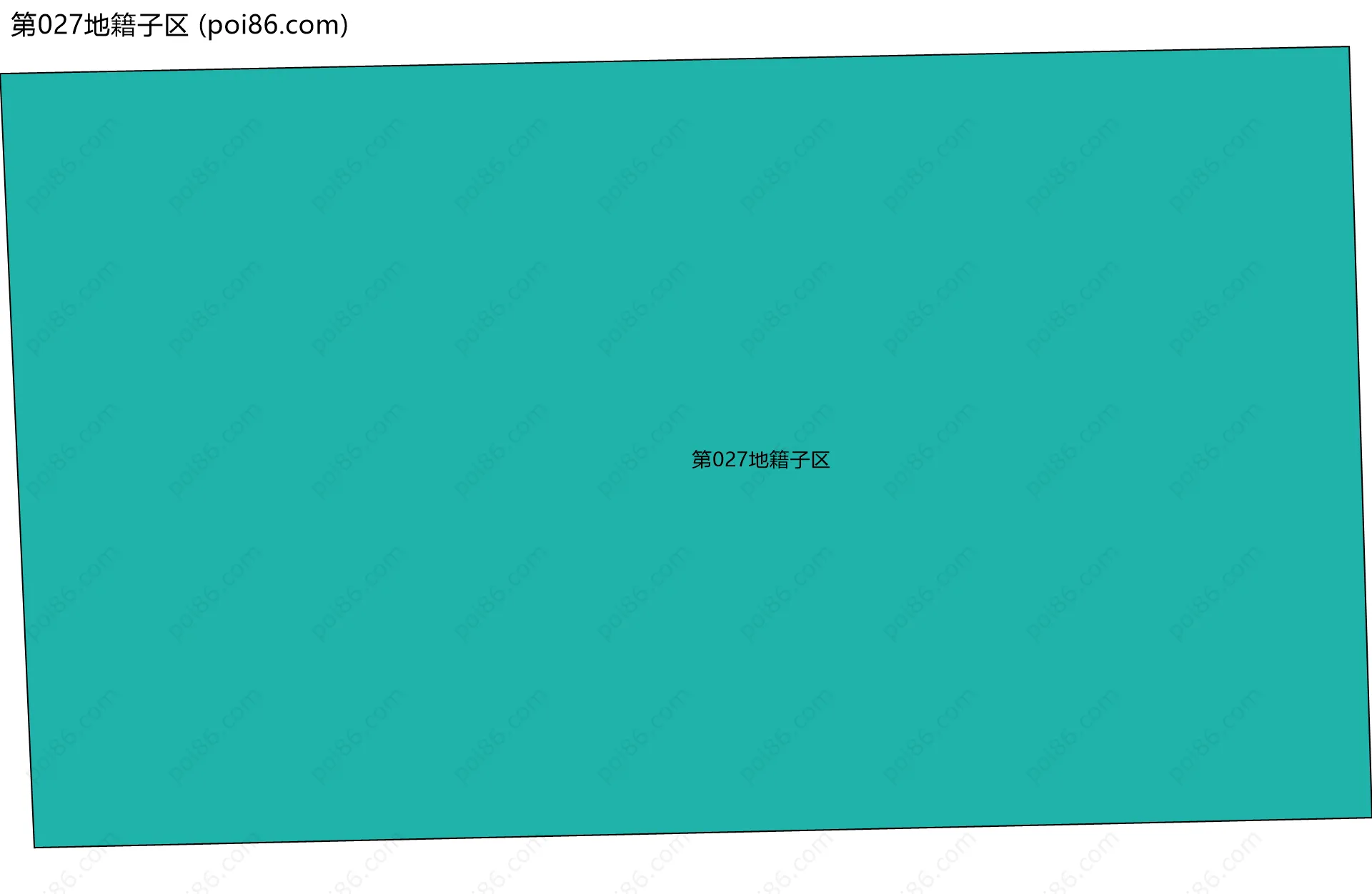 第027地籍子区边界地图