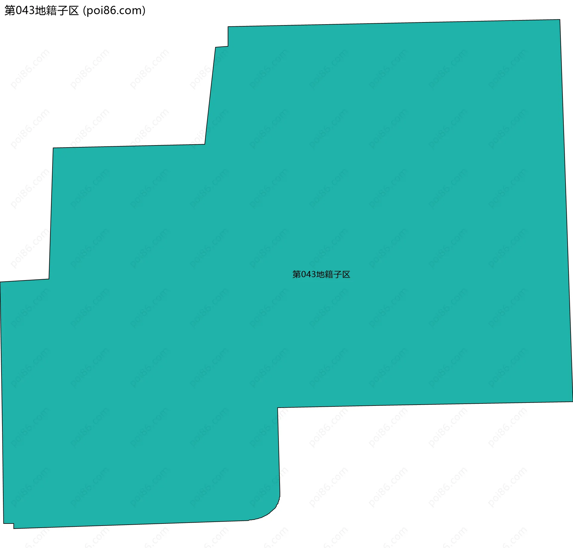 第043地籍子区边界地图