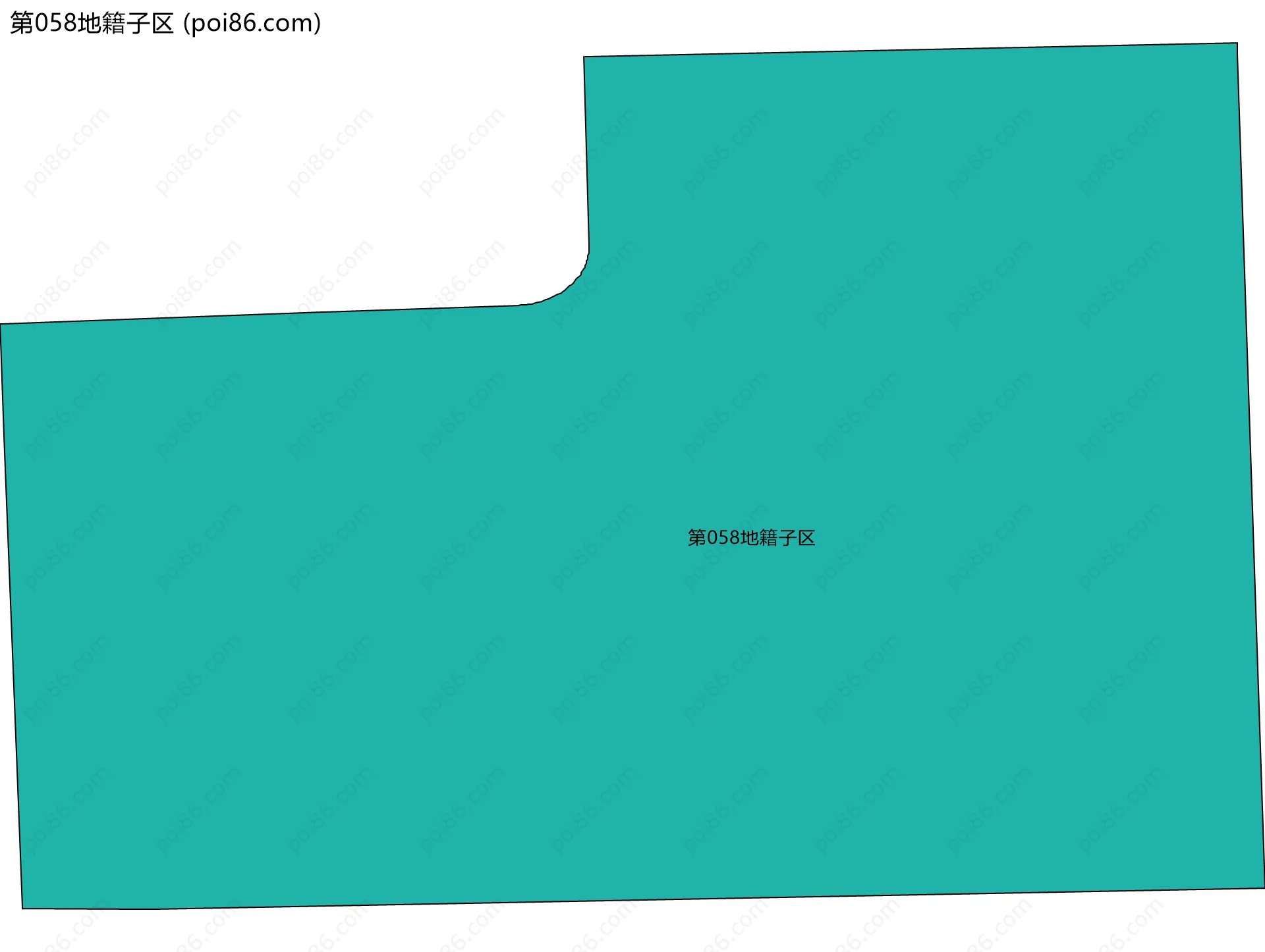 第058地籍子区边界地图
