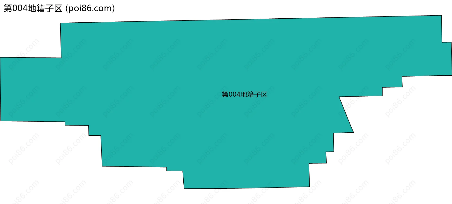 第004地籍子区边界地图