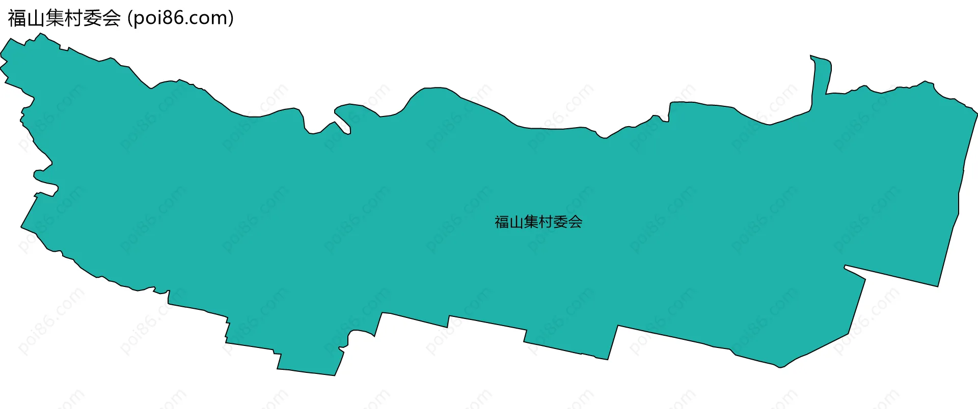 福山集村委会边界地图