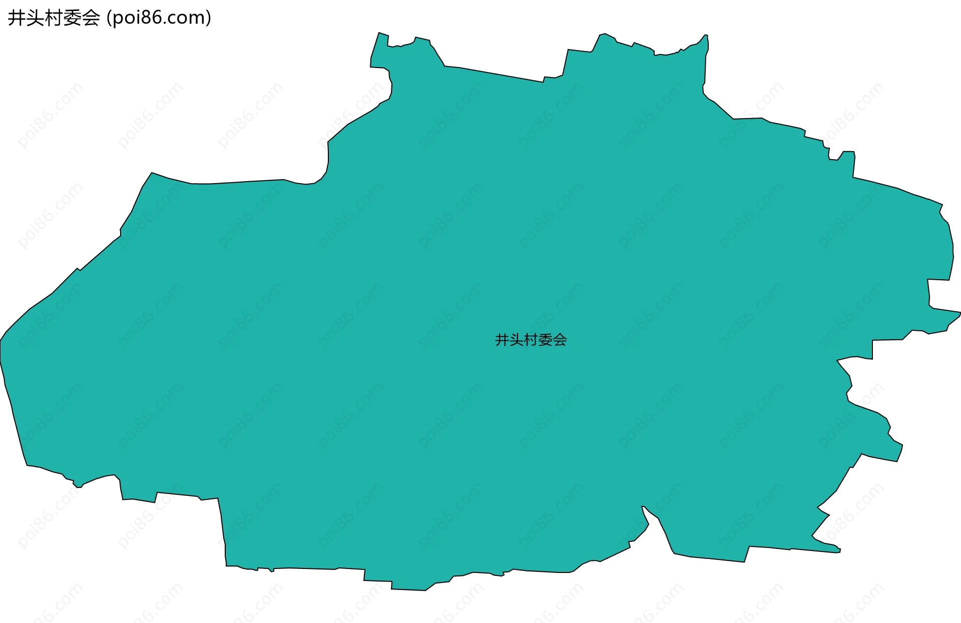 井头村委会边界地图