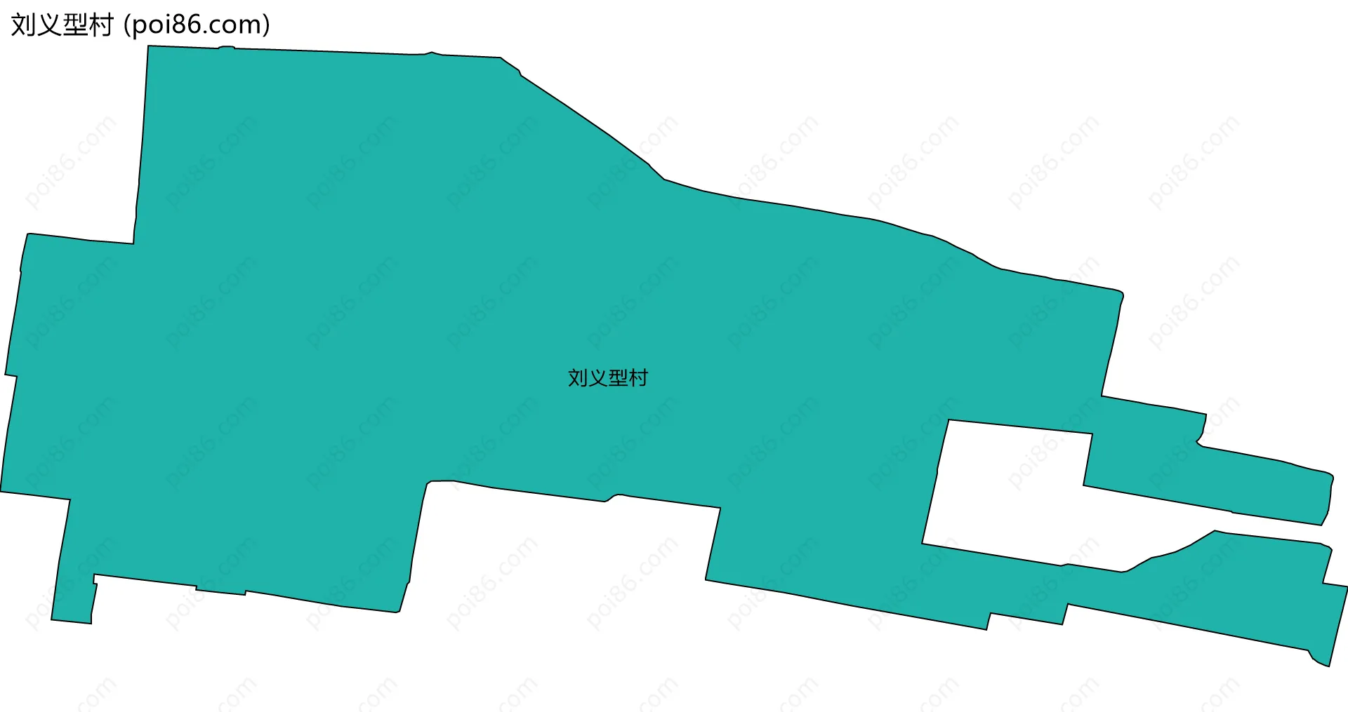 刘义型村边界地图