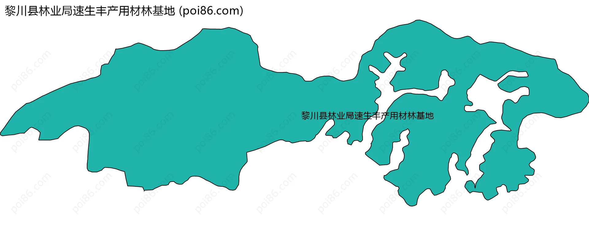 黎川县林业局速生丰产用材林基地边界地图