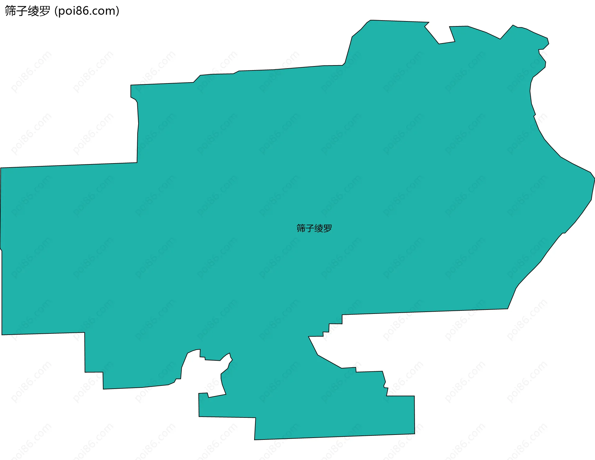筛子绫罗边界地图