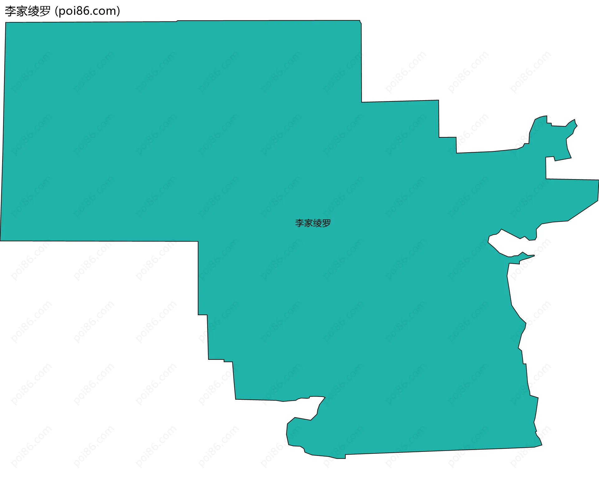 李家绫罗边界地图