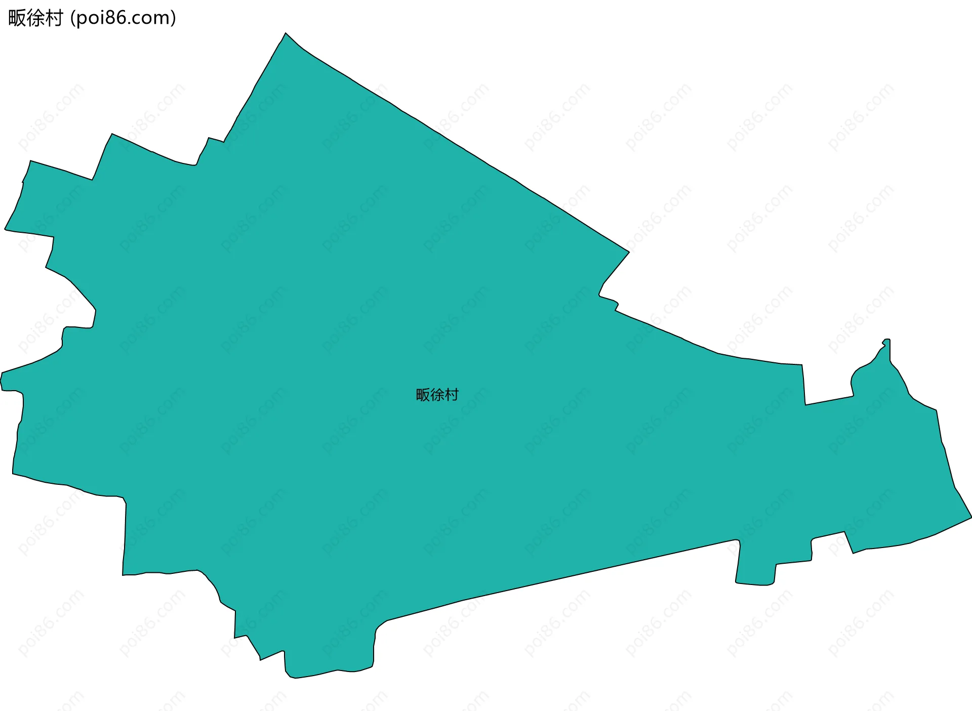 畈徐村边界地图