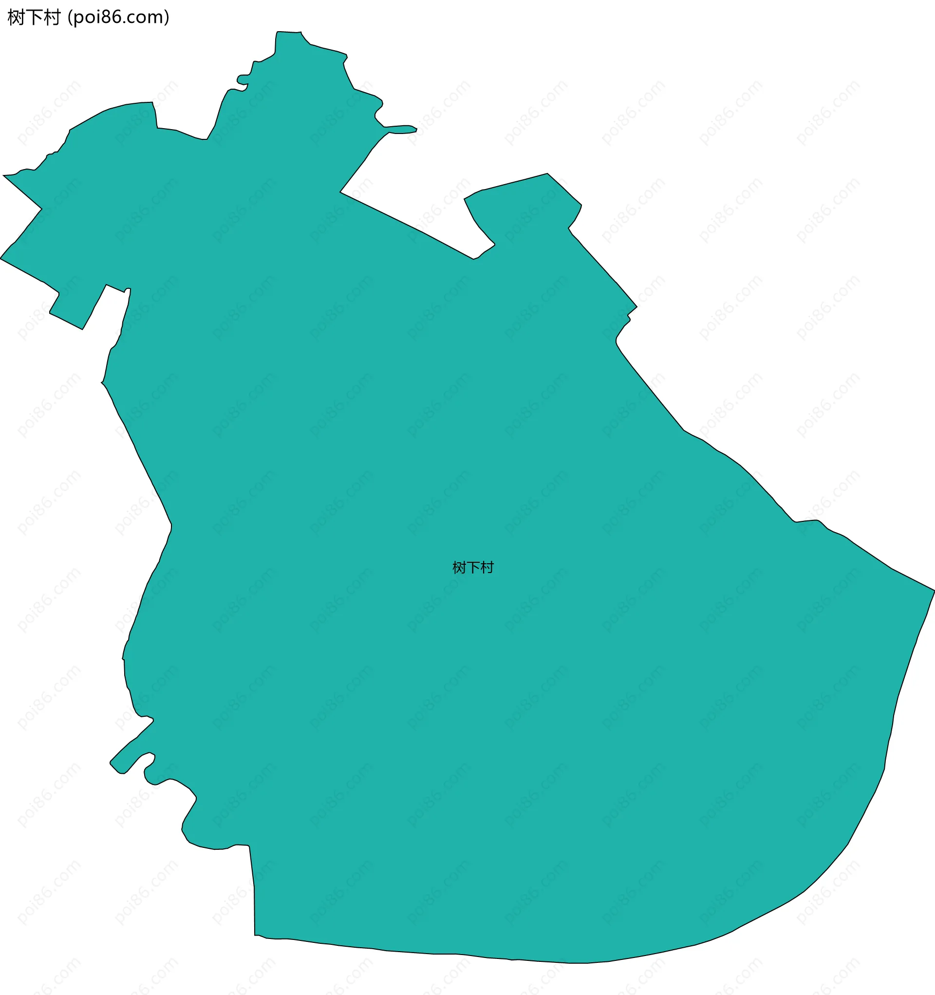 树下村边界地图