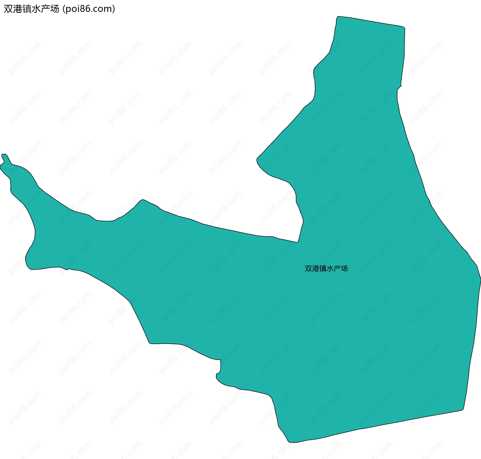 双港镇水产场边界地图