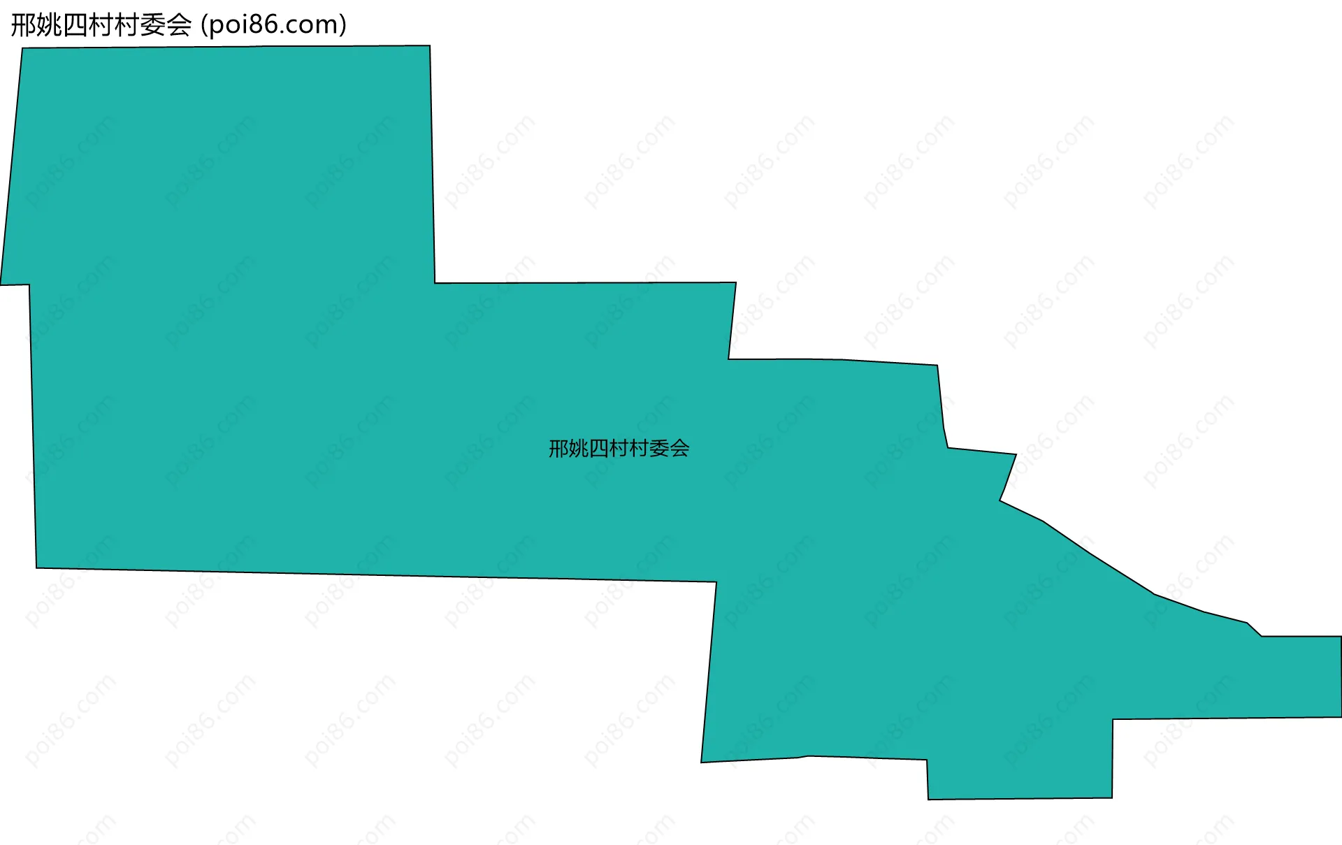 邢姚四村村委会边界地图