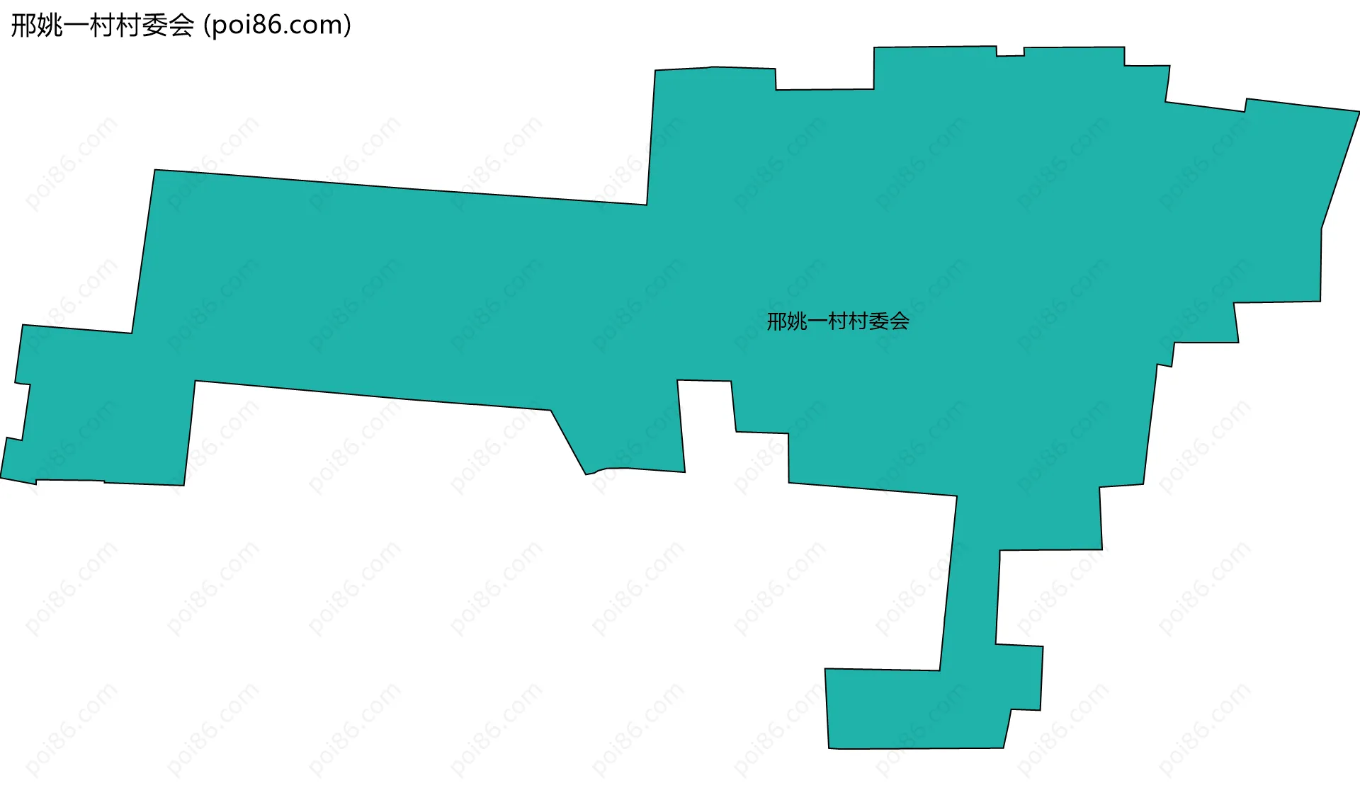 邢姚一村村委会边界地图