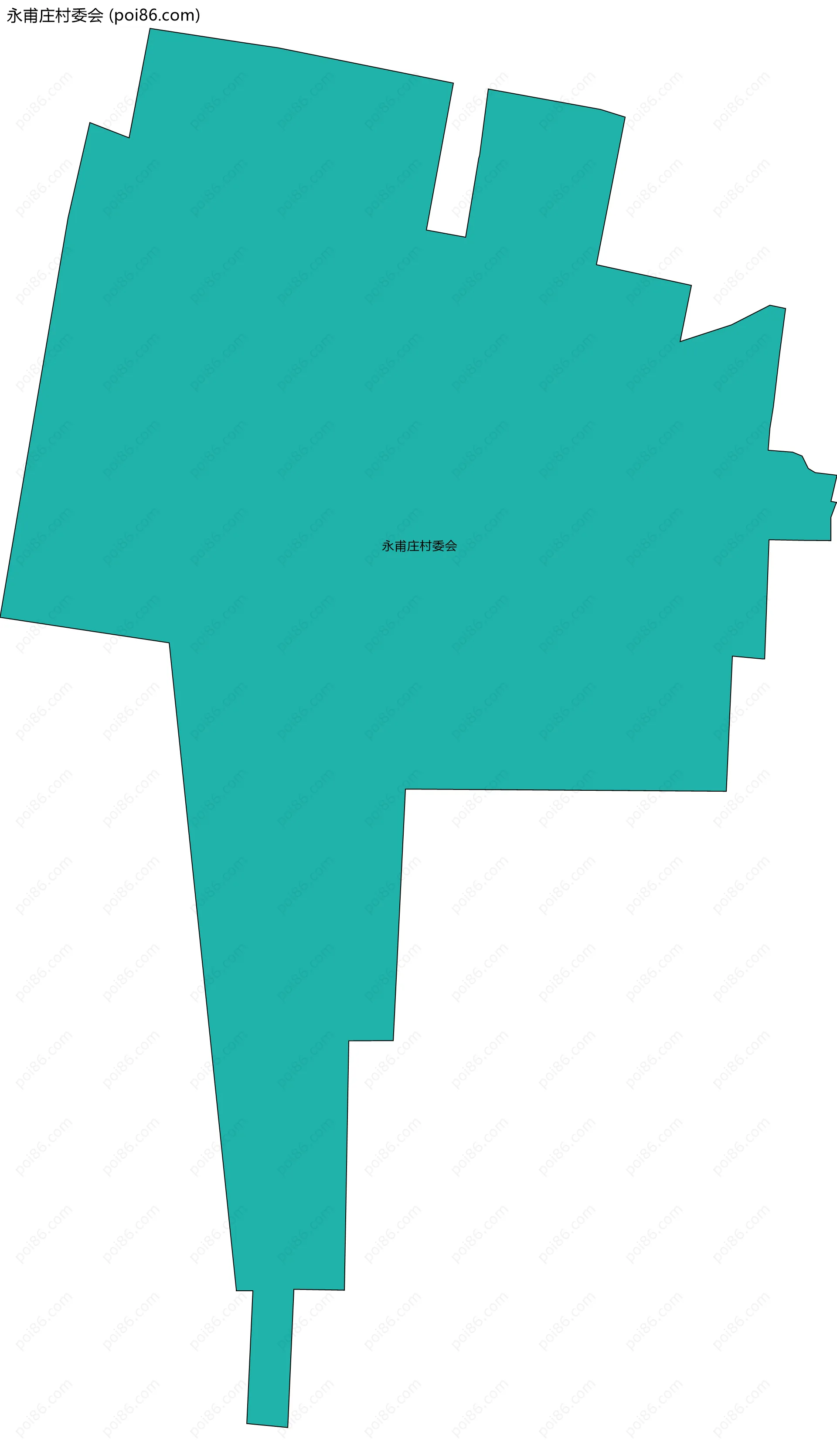 永甫庄村委会边界地图