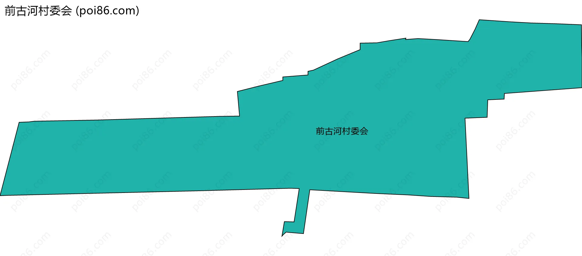 前古河村委会边界地图