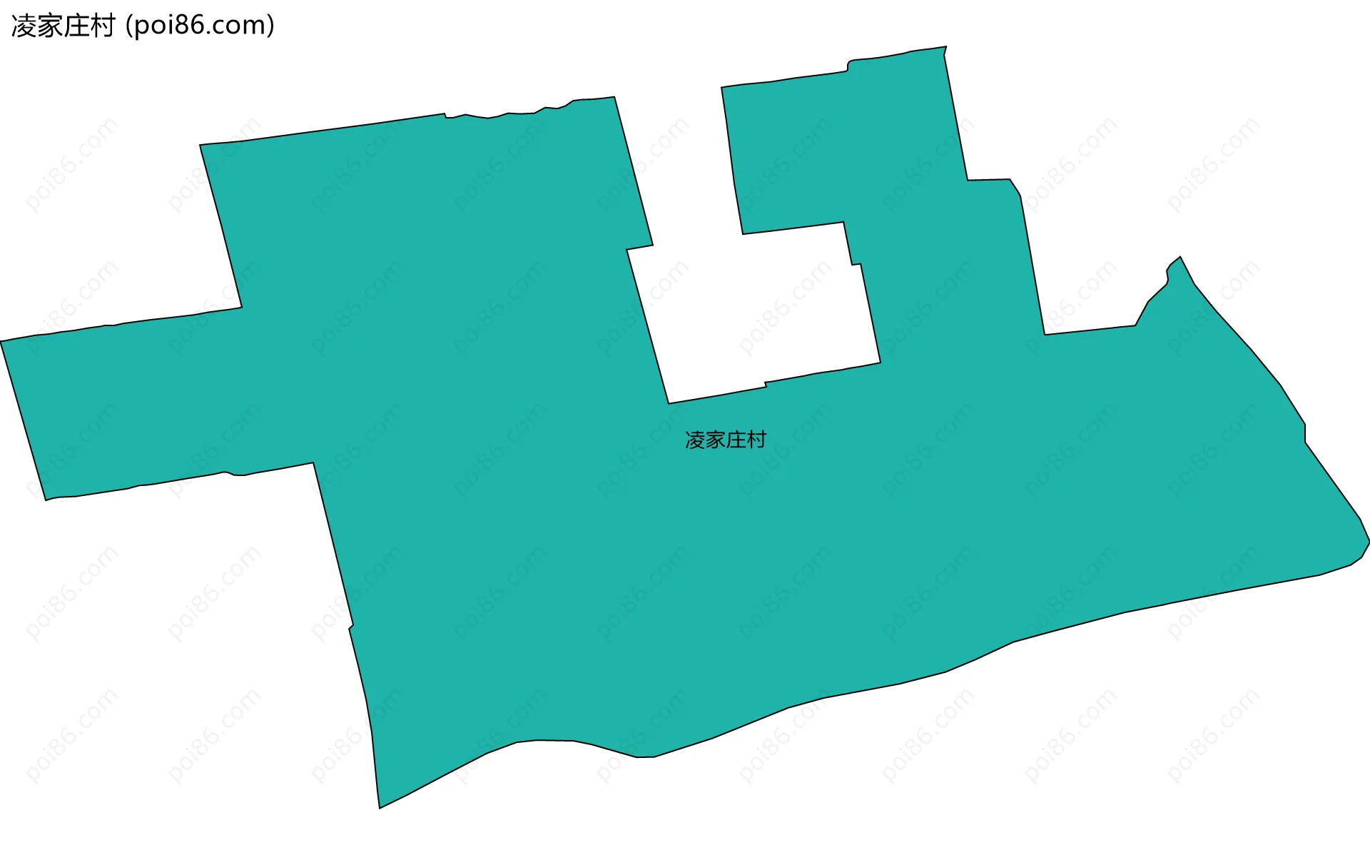 凌家庄村边界地图