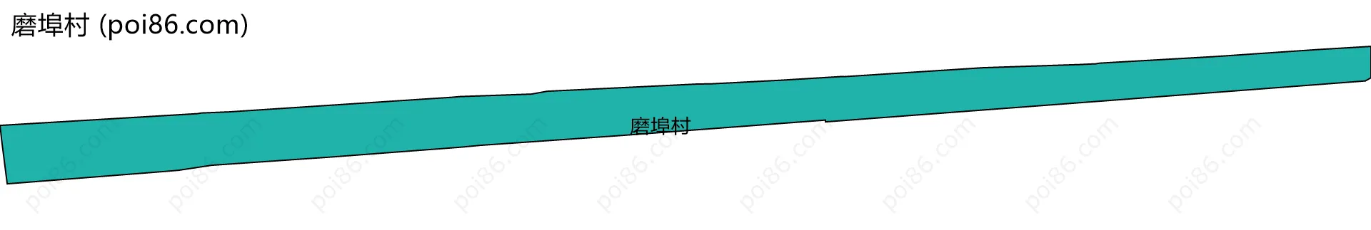 磨埠村边界地图