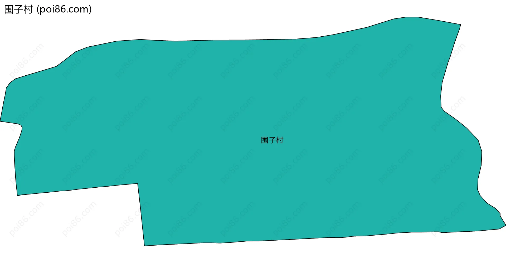 围子村边界地图