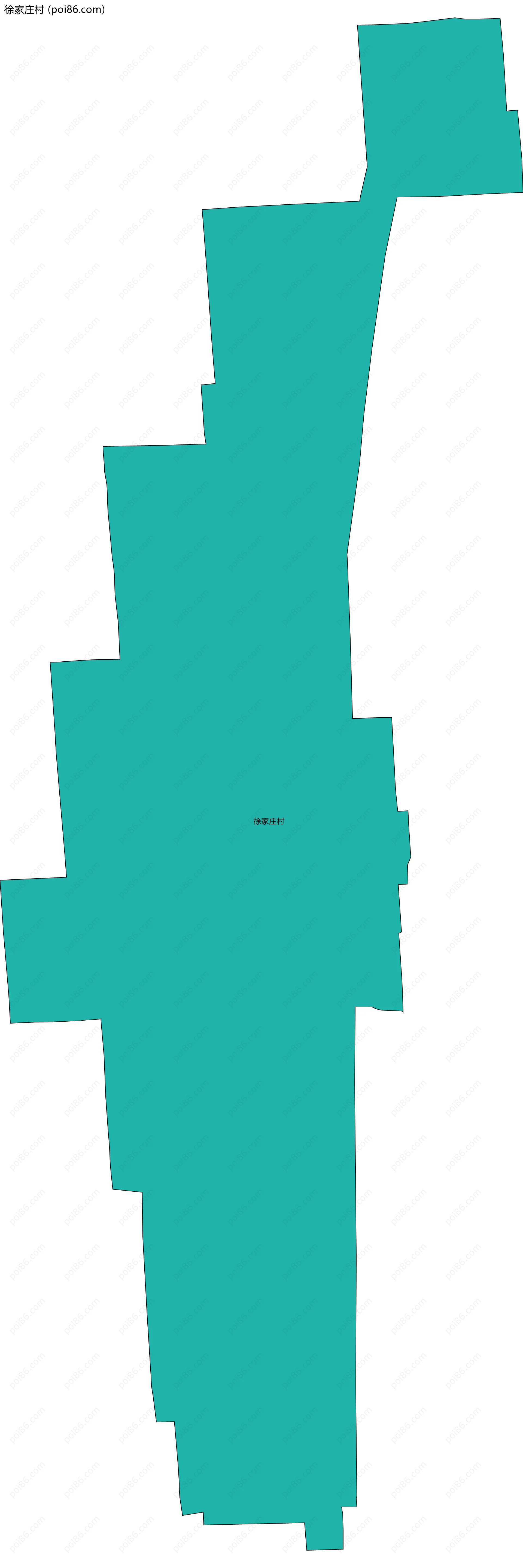 徐家庄村边界地图