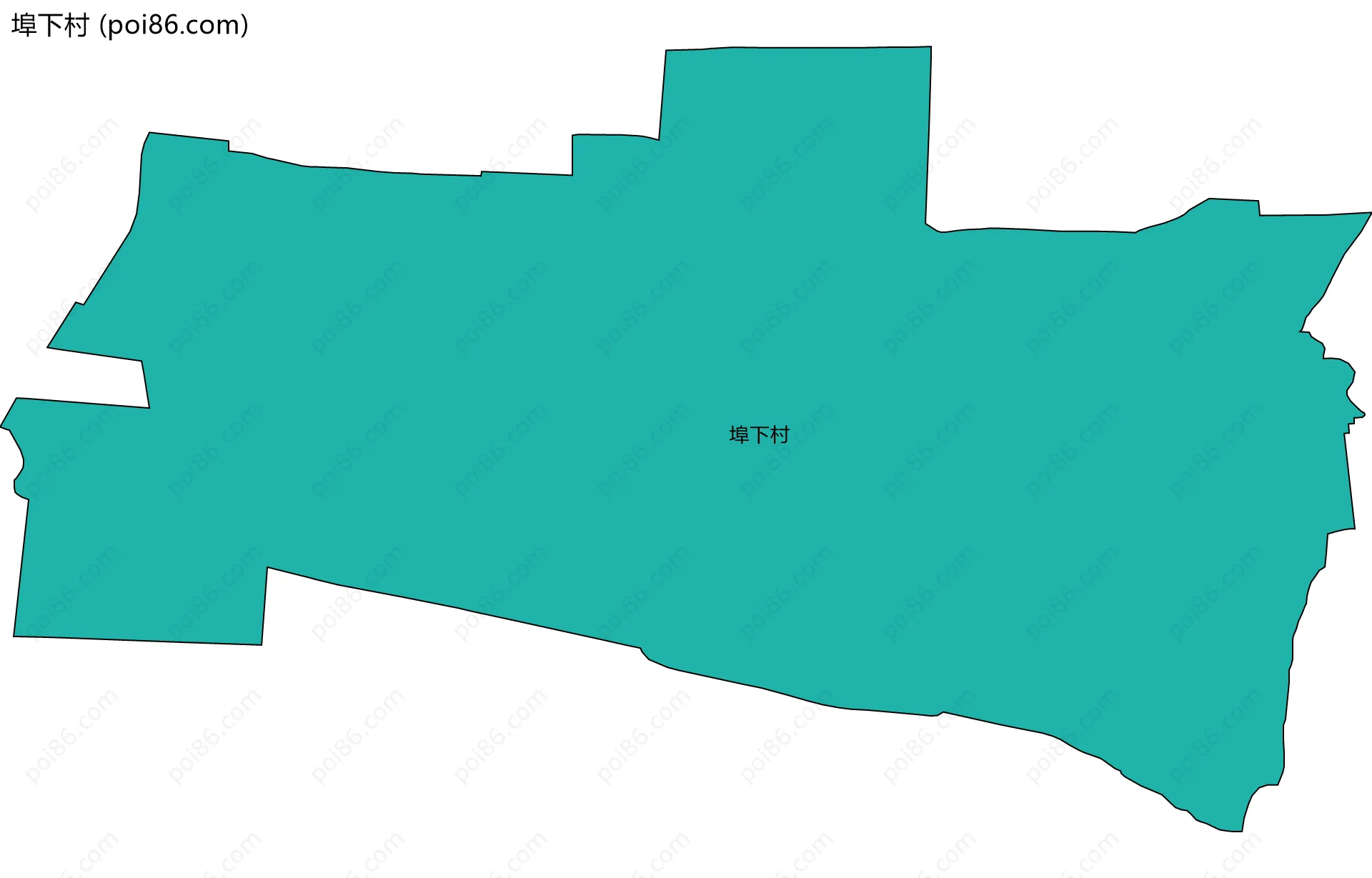 埠下村边界地图