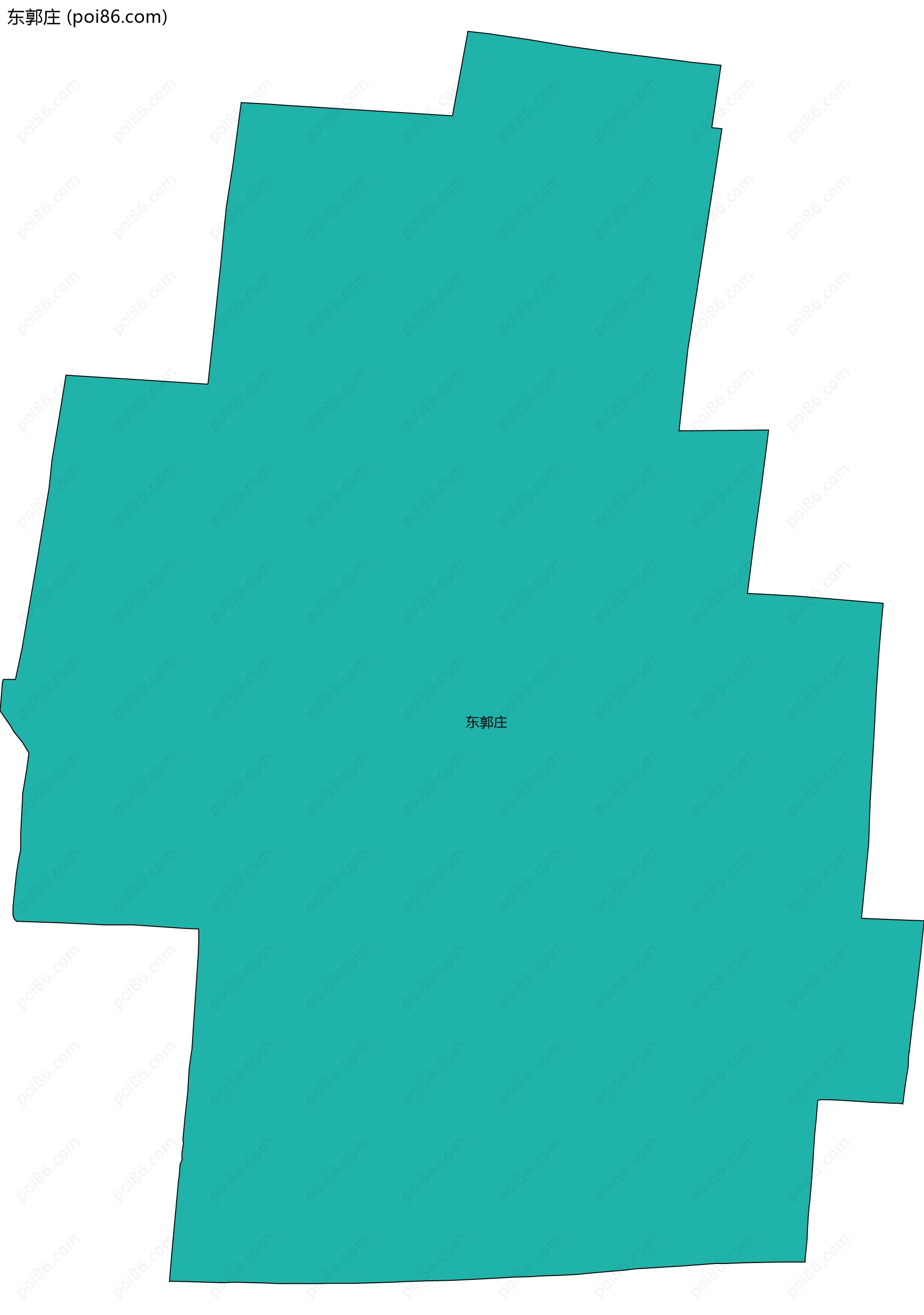 东郭庄边界地图