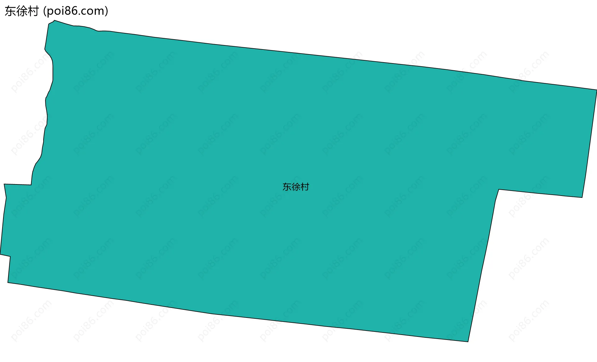 东徐村边界地图