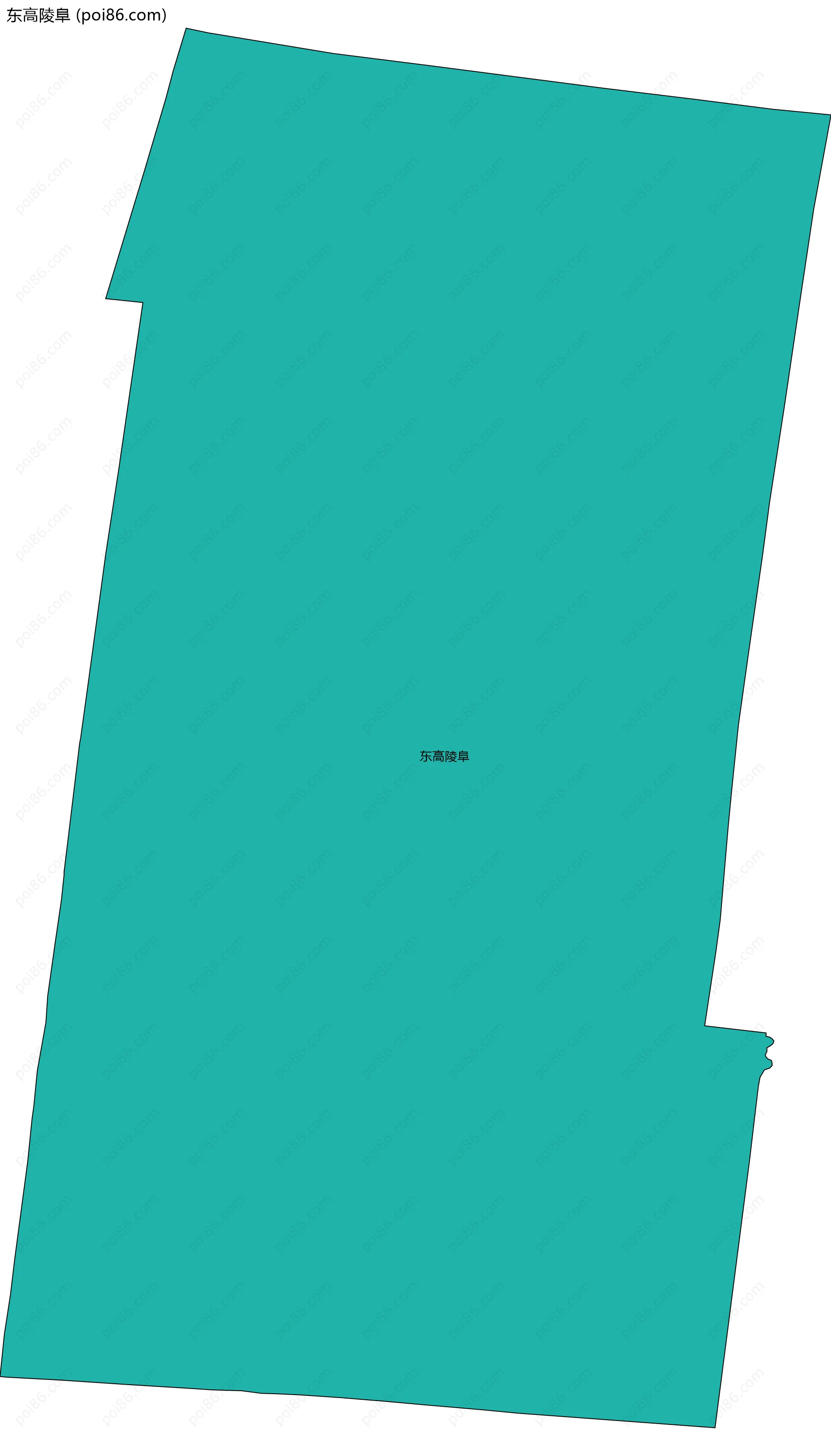 东高陵阜边界地图