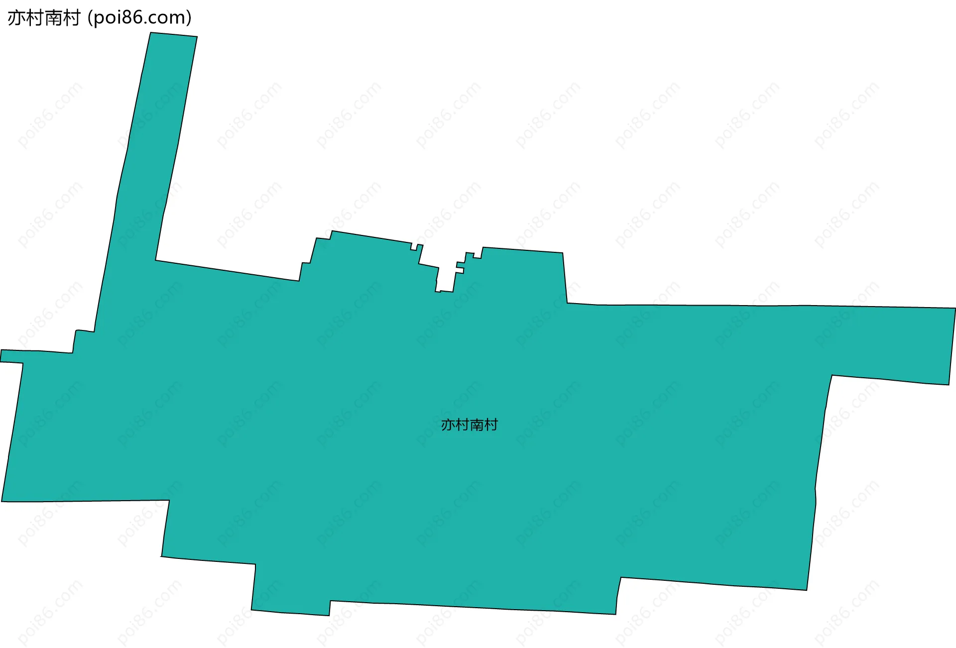亦村南村边界地图