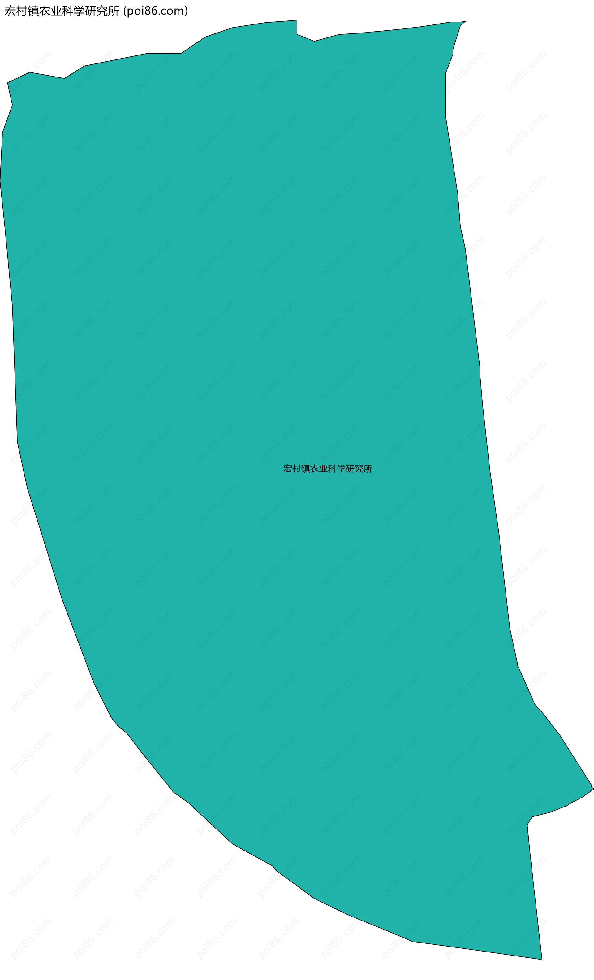 宏村镇农业科学研究所边界地图