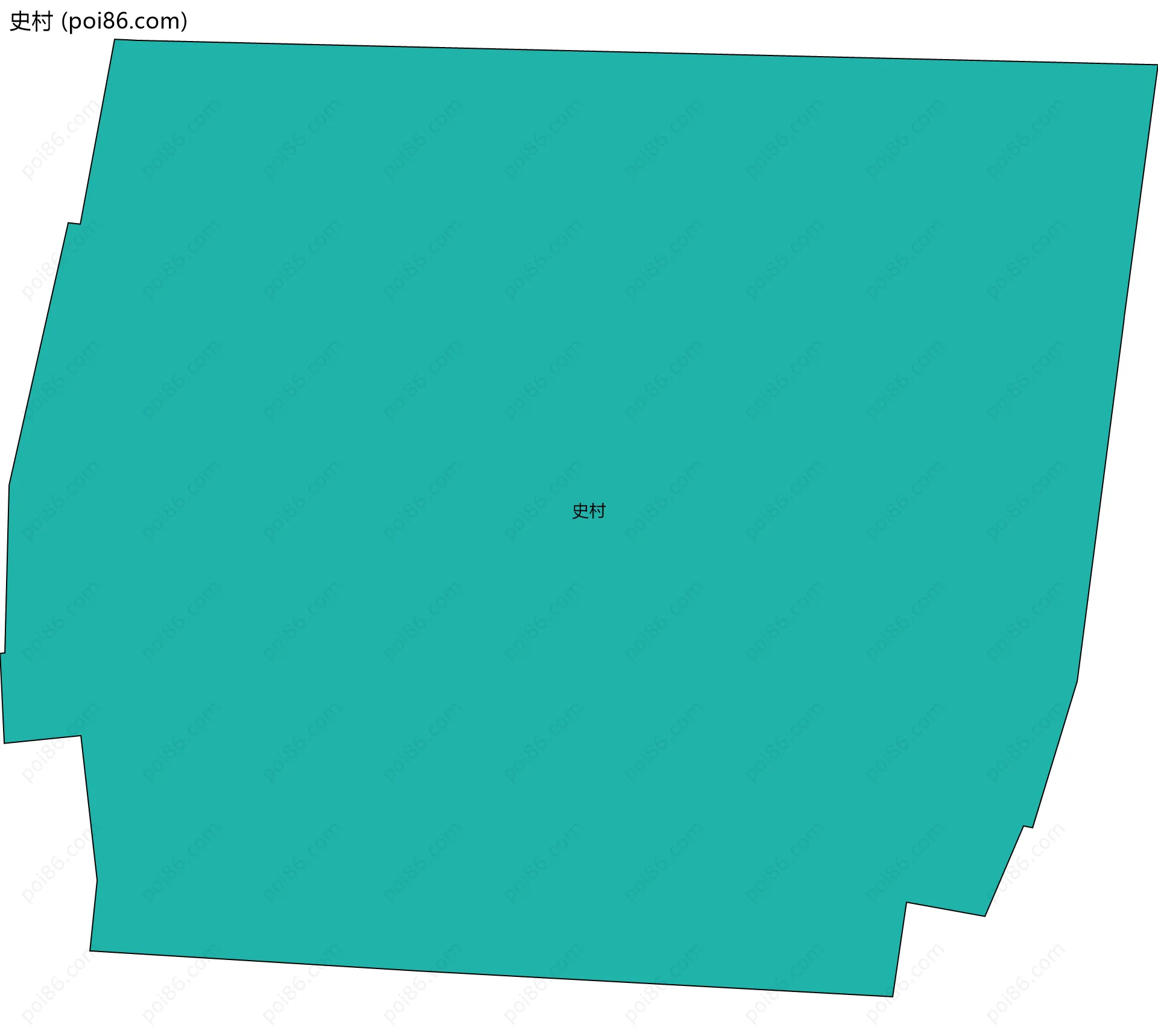 史村边界地图
