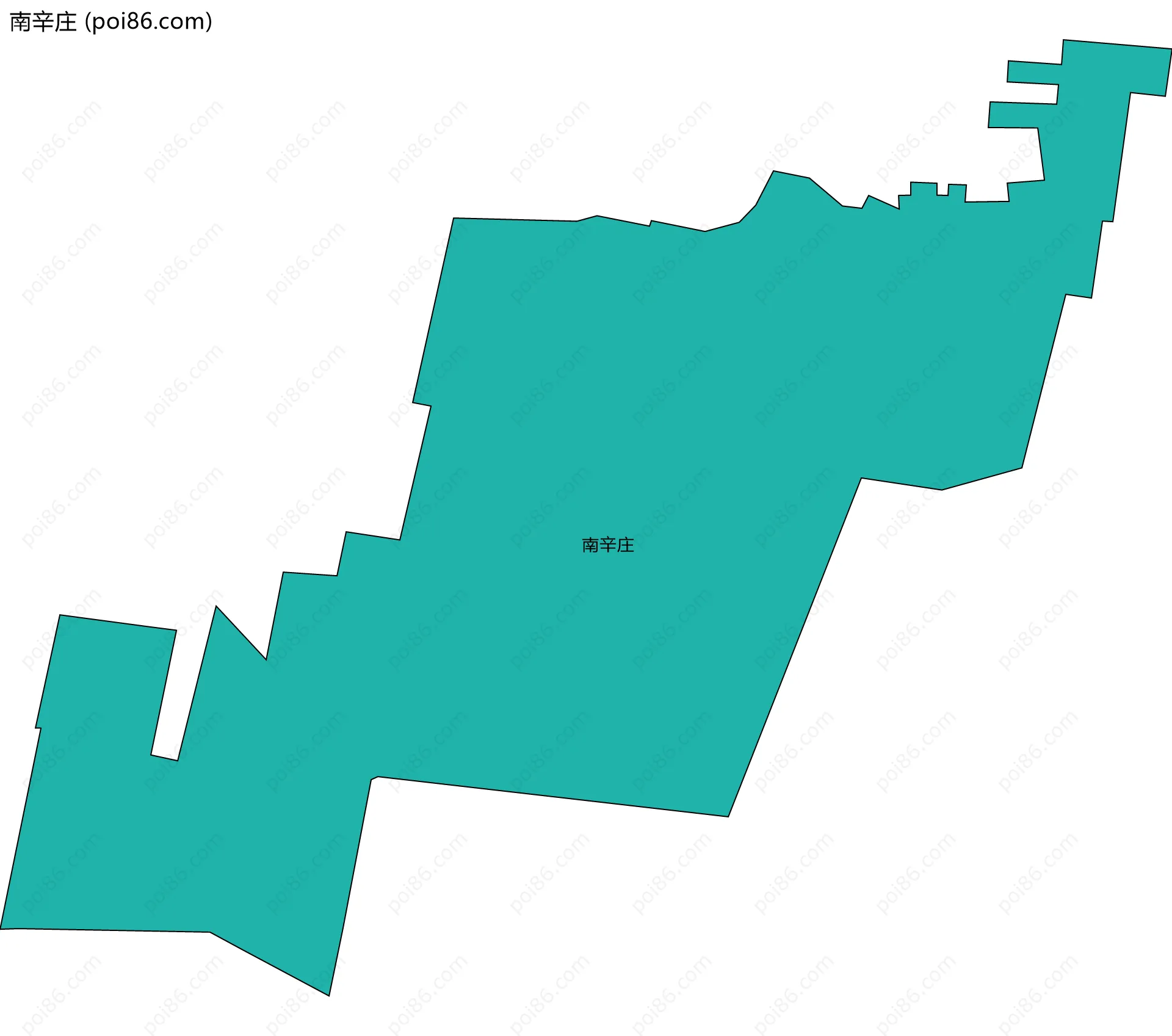南辛庄边界地图