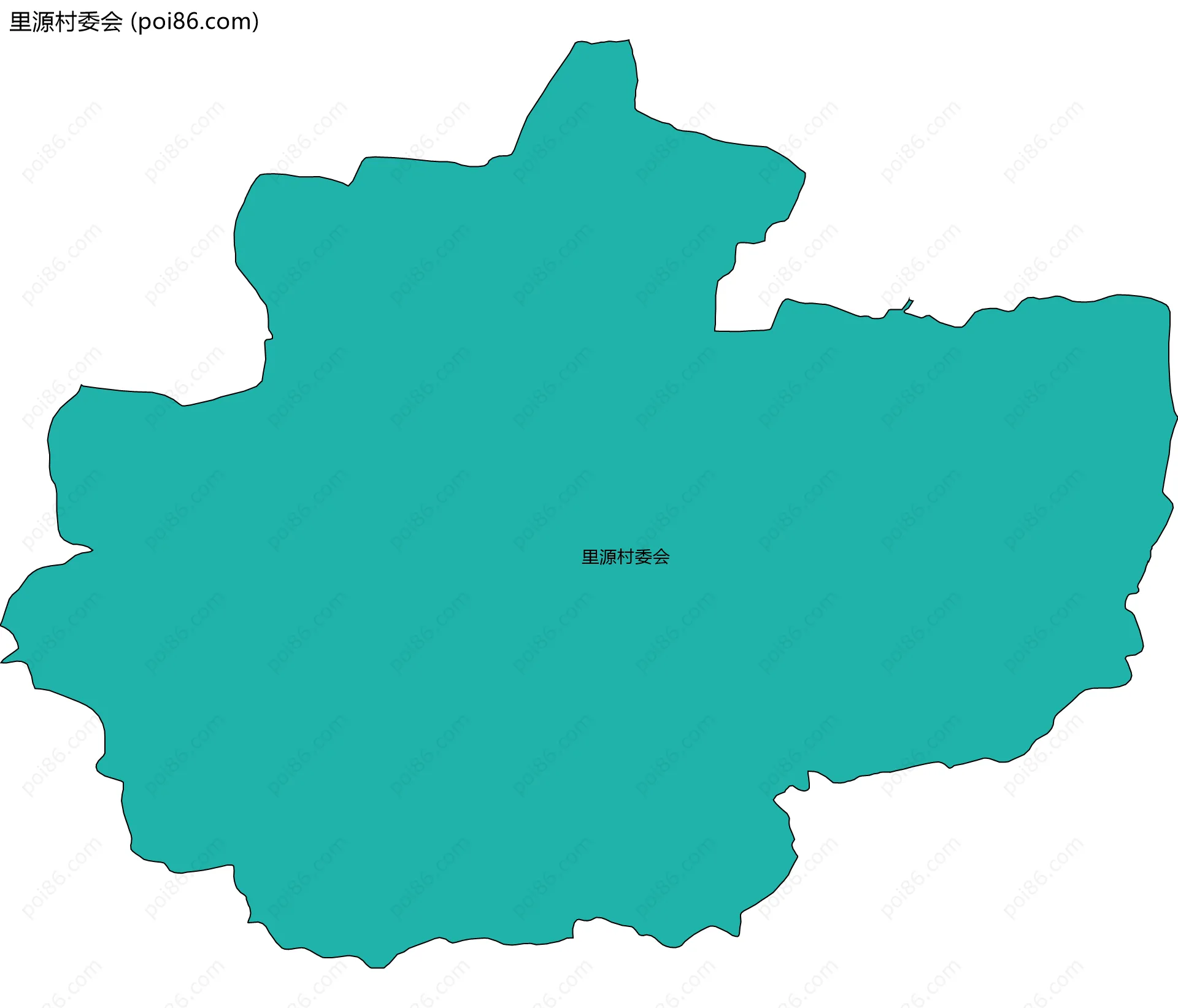 里源村委会边界地图