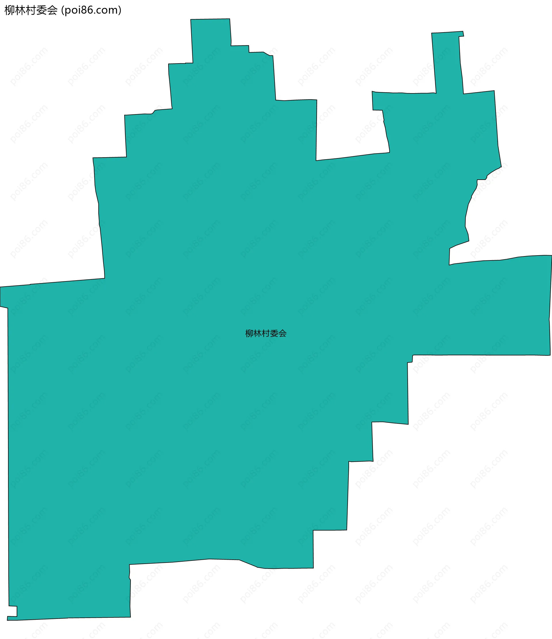 柳林村委会边界地图