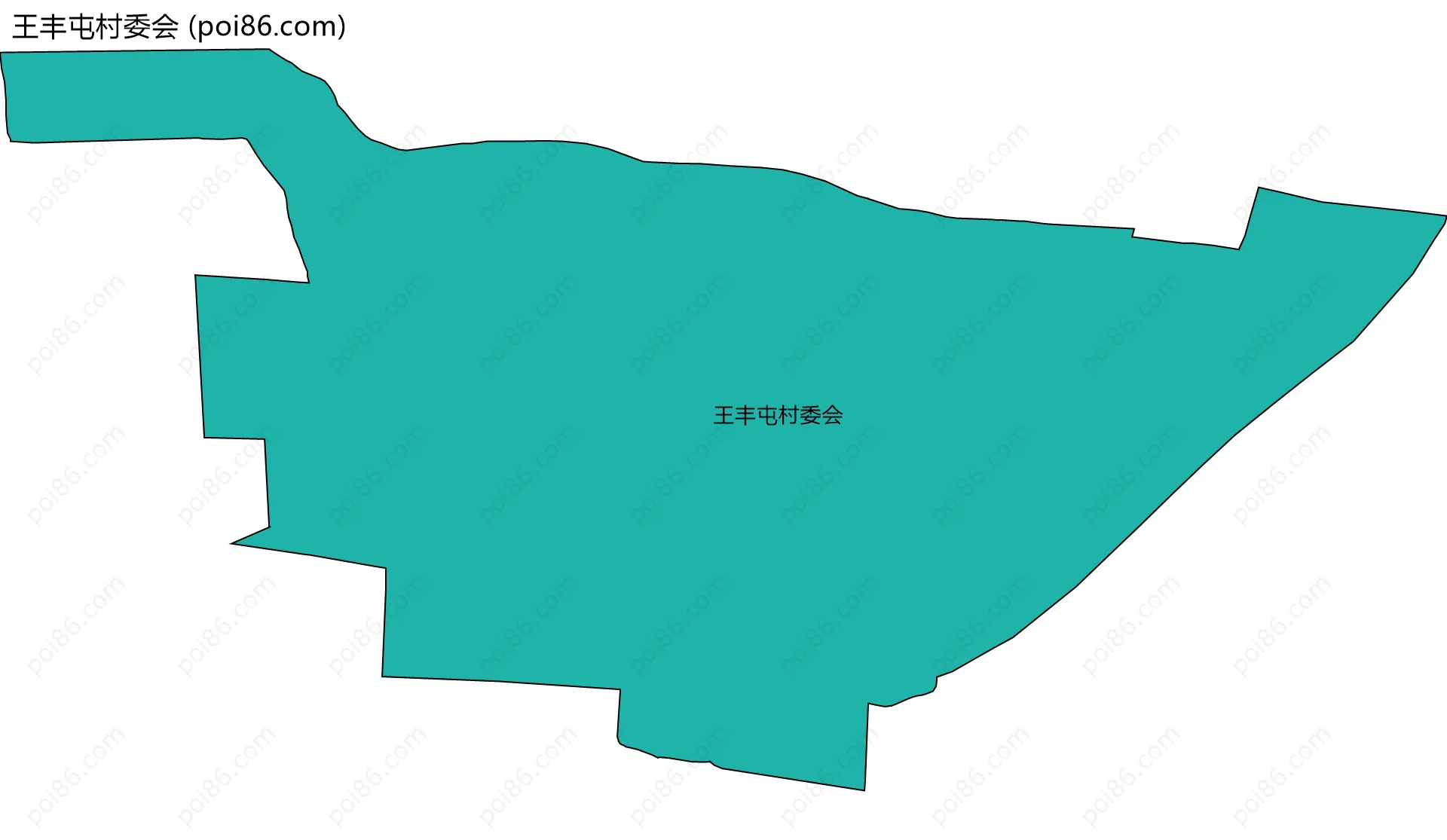 王丰屯村委会边界地图
