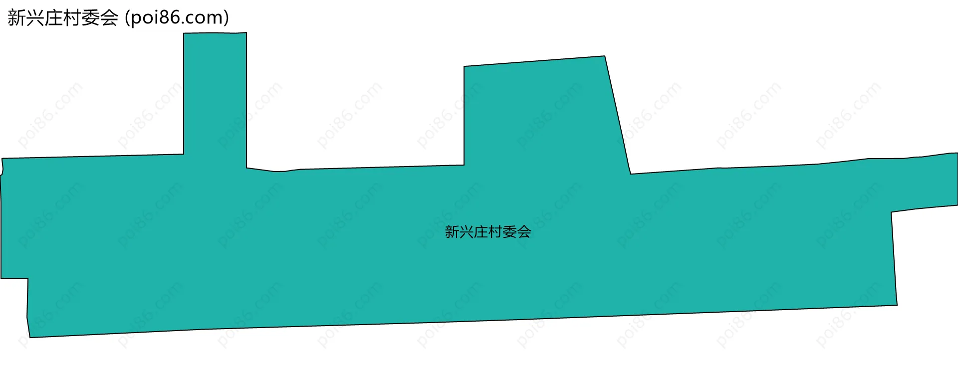 新兴庄村委会边界地图